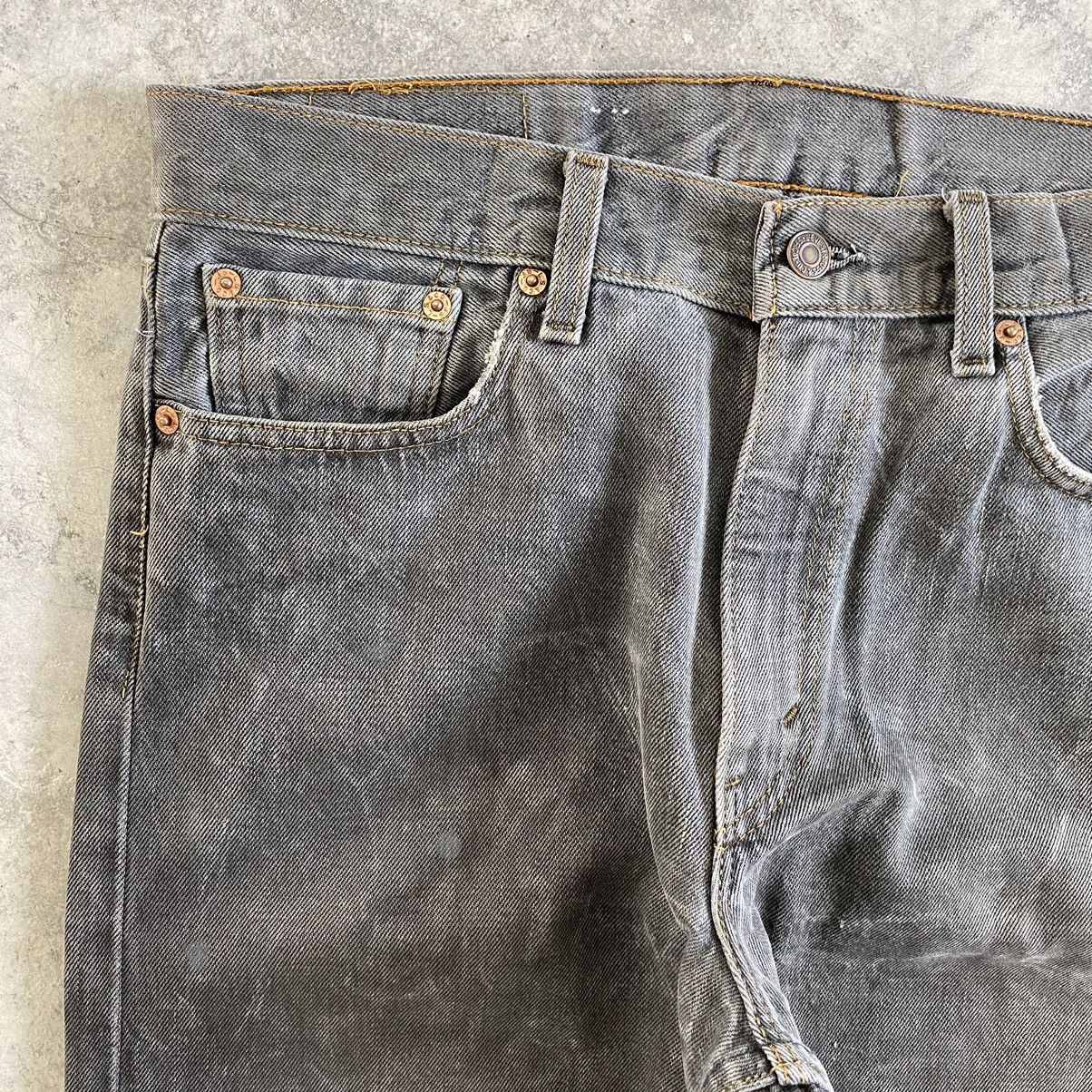 Levi's Size 32x30 Vintage Levis 505 Faded Black Jeans Size US 32 / EU 48 - 6 Thumbnail