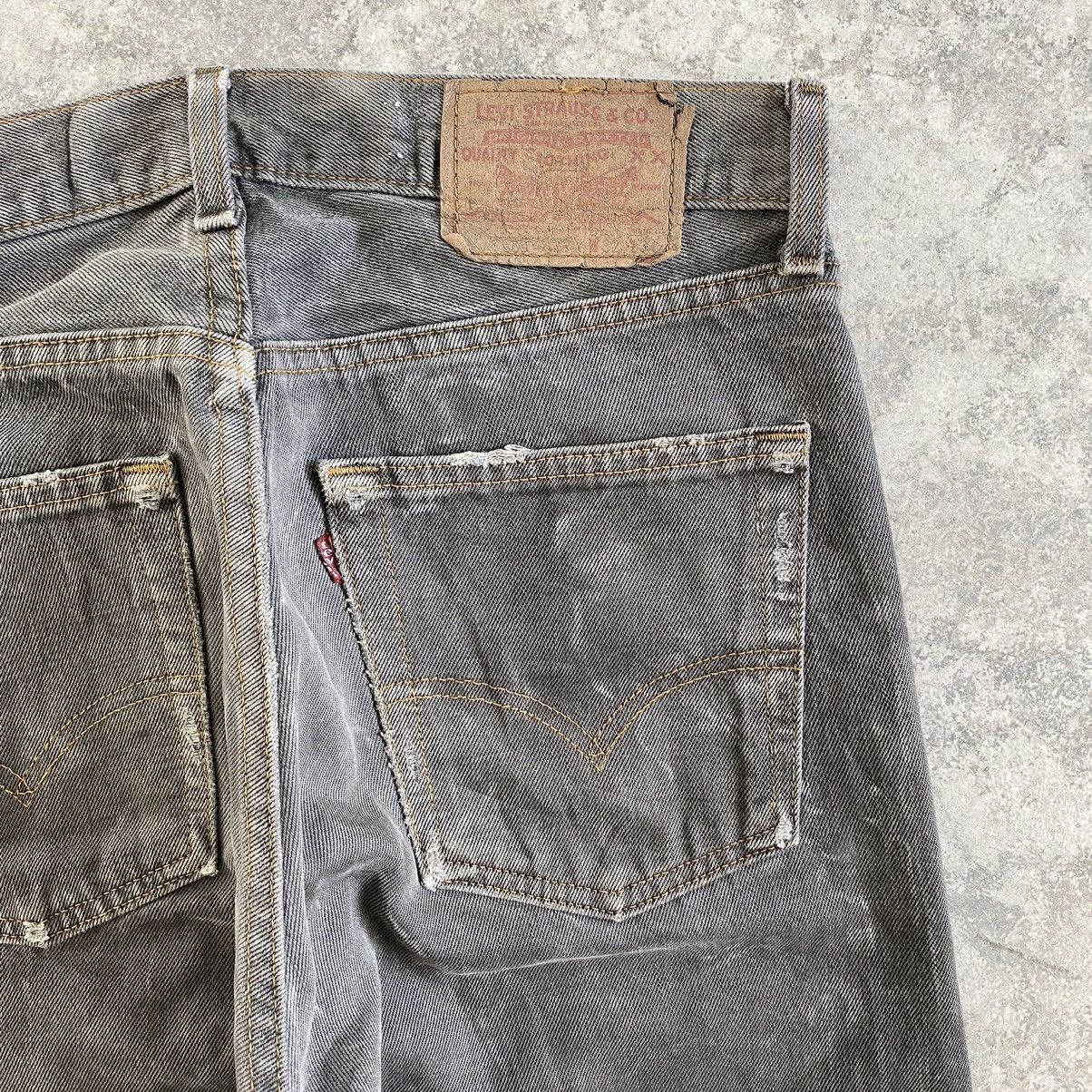Levi's Size 32x30 Vintage Levis 505 Faded Black Jeans Size US 32 / EU 48 - 17 Thumbnail