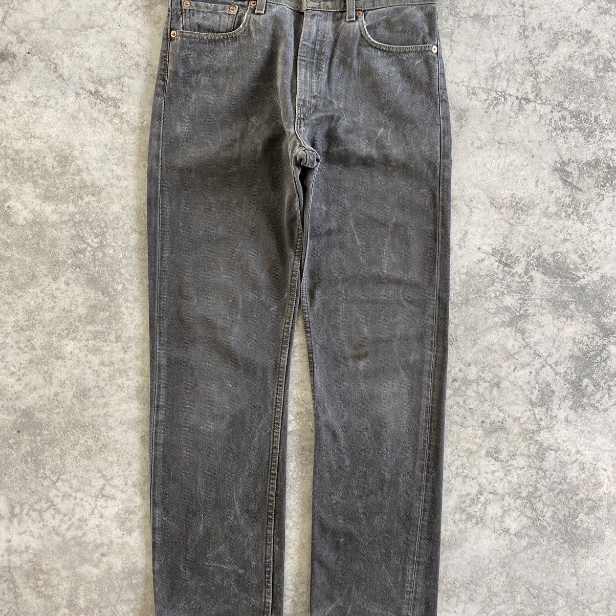 Levi's Size 32x30 Vintage Levis 505 Faded Black Jeans Size US 32 / EU 48 - 4 Thumbnail