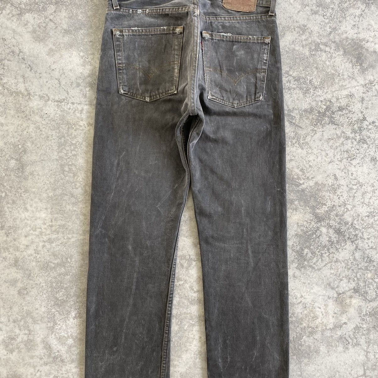 Levi's Size 32x30 Vintage Levis 505 Faded Black Jeans Size US 32 / EU 48 - 15 Thumbnail