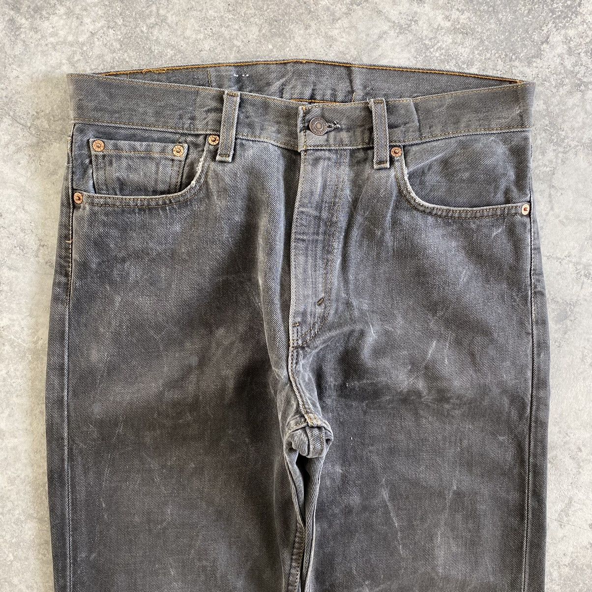 Levi's Size 32x30 Vintage Levis 505 Faded Black Jeans Size US 32 / EU 48 - 5 Thumbnail