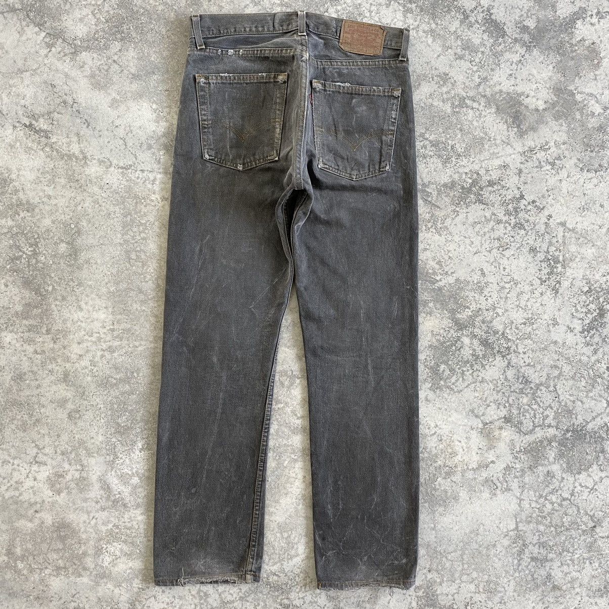 Levi's Size 32x30 Vintage Levis 505 Faded Black Jeans Size US 32 / EU 48 - 12 Thumbnail