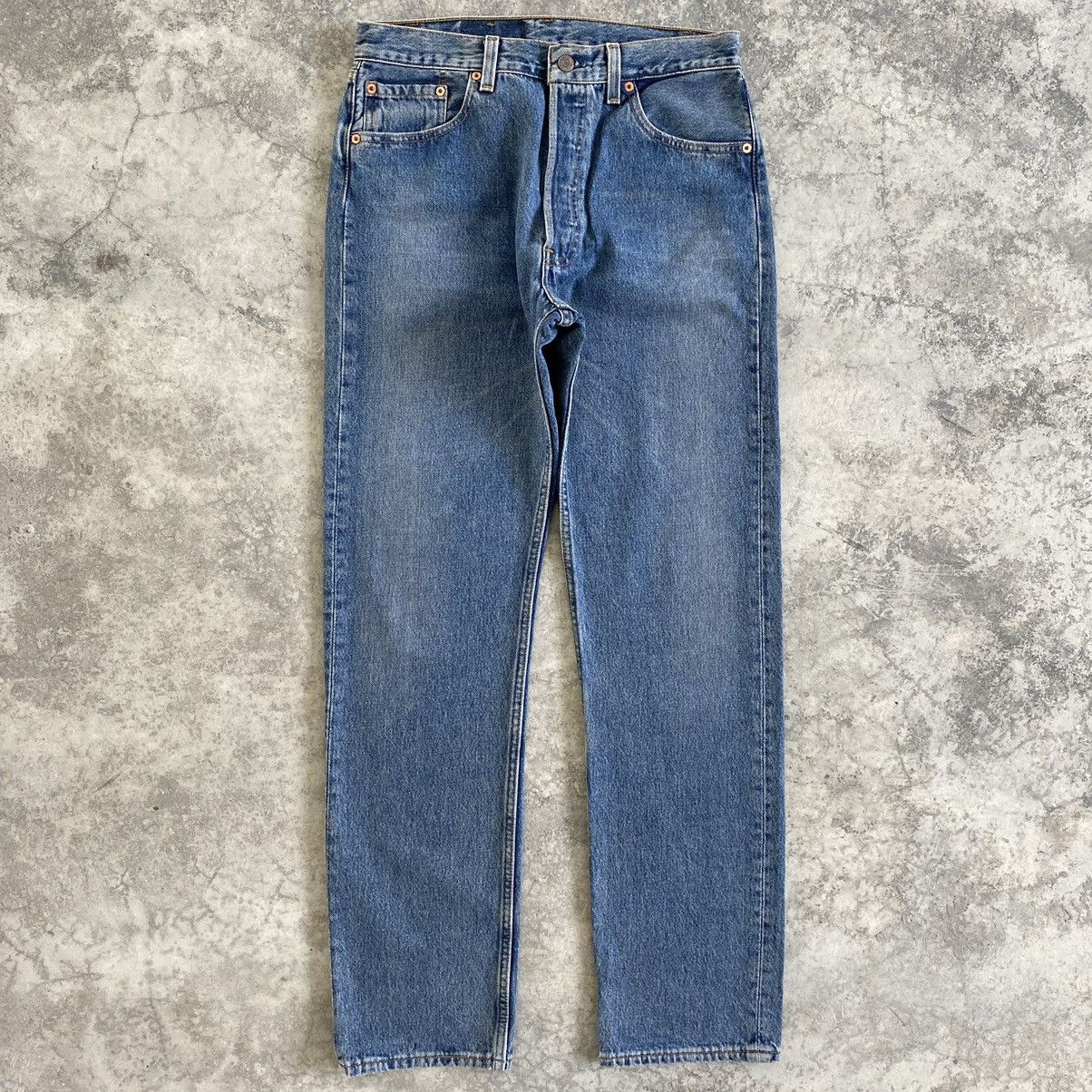 Size 31x32.5 Vintage Levis 501 Faded Stonewashed Denim