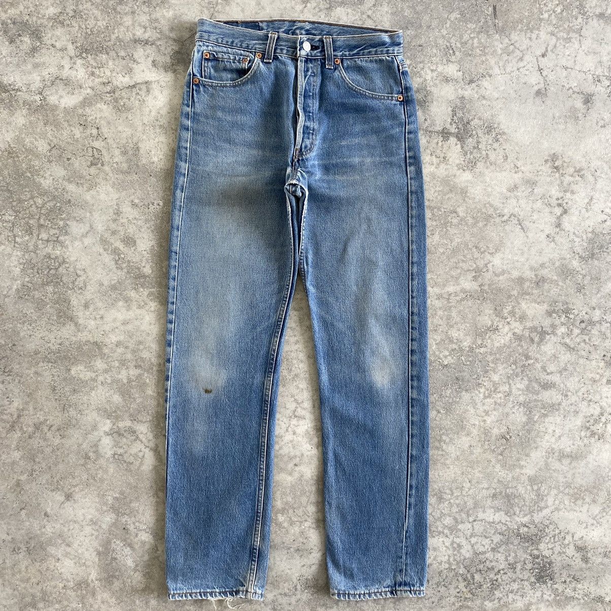 Levi's Size 29x31 Vintage 90’s Levis 501 Faded Stonewashed Jeans Size US 29 - 1 Thumbnail