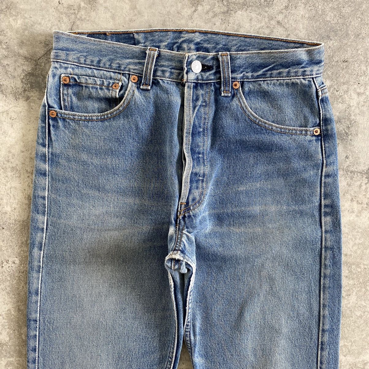 Levi's Size 29x31 Vintage 90’s Levis 501 Faded Stonewashed Jeans Size US 29 - 8 Thumbnail