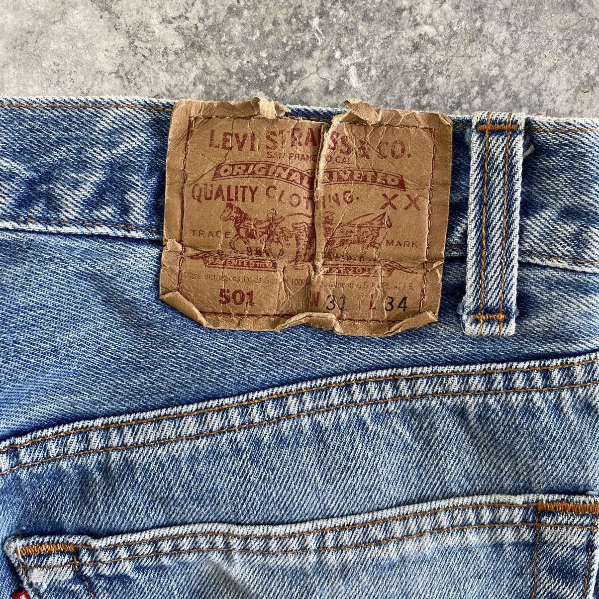 Levi's Size 29x31 Vintage 90’s Levis 501 Faded Stonewashed Jeans Size US 29 - 23 Thumbnail