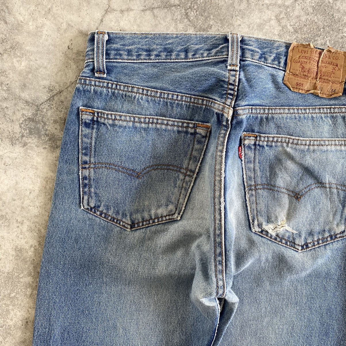 Levi's Size 29x31 Vintage 90’s Levis 501 Faded Stonewashed Jeans Size US 29 - 21 Thumbnail