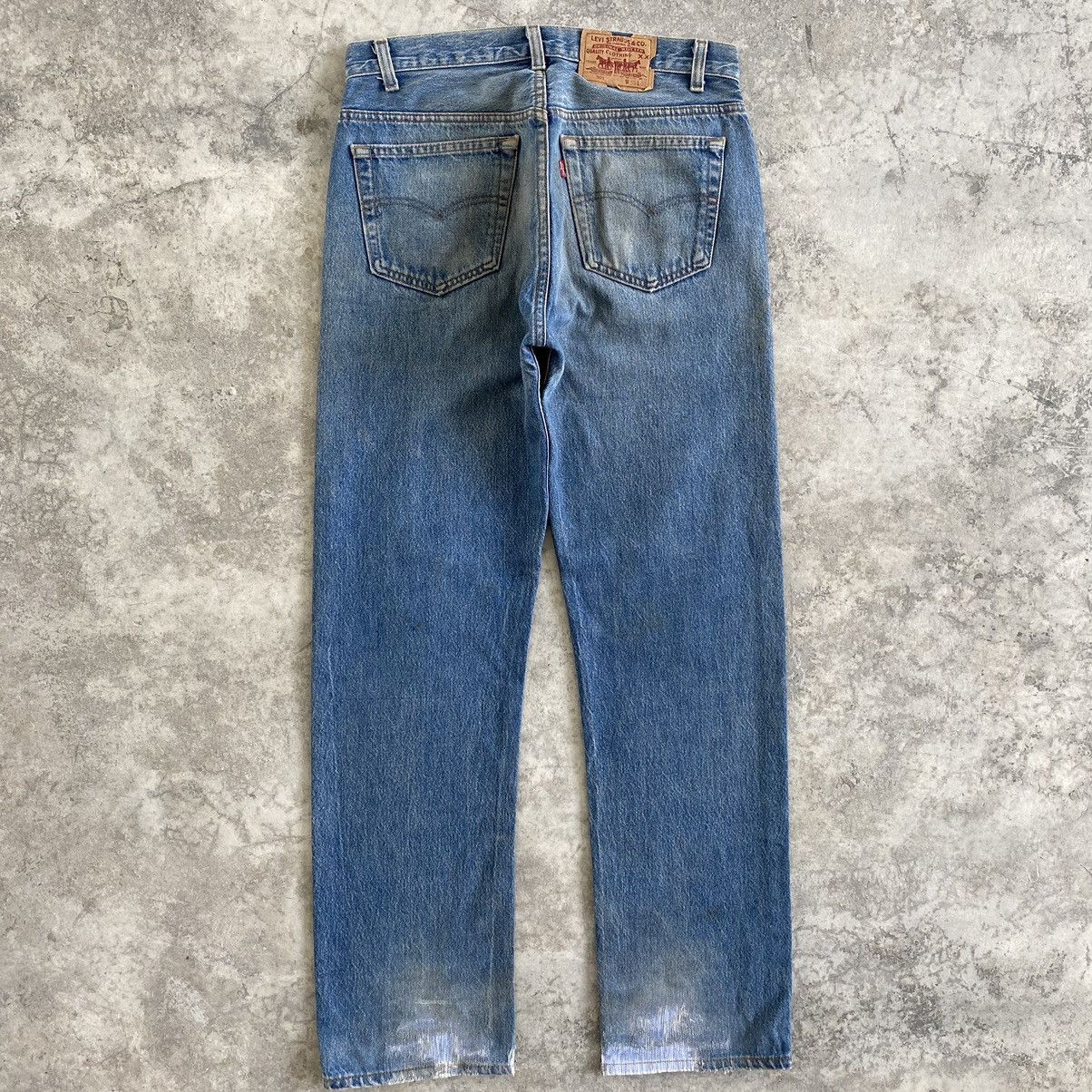 Levi's Vintage Late 80’s Levis 501 Faded Stonewashed Denim Jeans Size US 32 / EU 48 - 13 Thumbnail