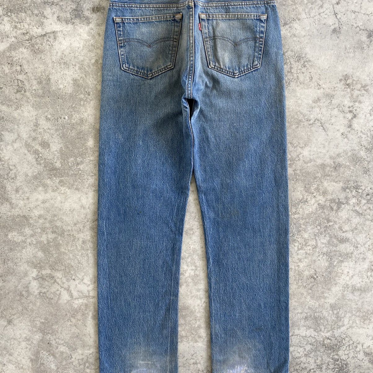 Levi's Vintage Late 80’s Levis 501 Faded Stonewashed Denim Jeans Size US 32 / EU 48 - 17 Thumbnail