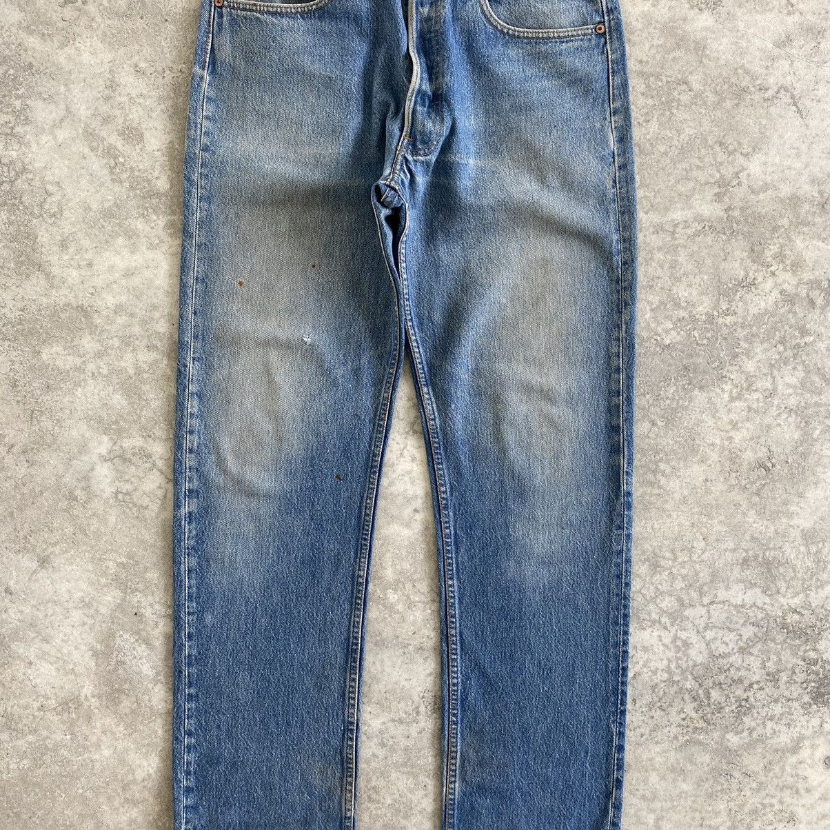 Levi's Vintage Late 80’s Levis 501 Faded Stonewashed Denim Jeans Size US 32 / EU 48 - 2 Thumbnail