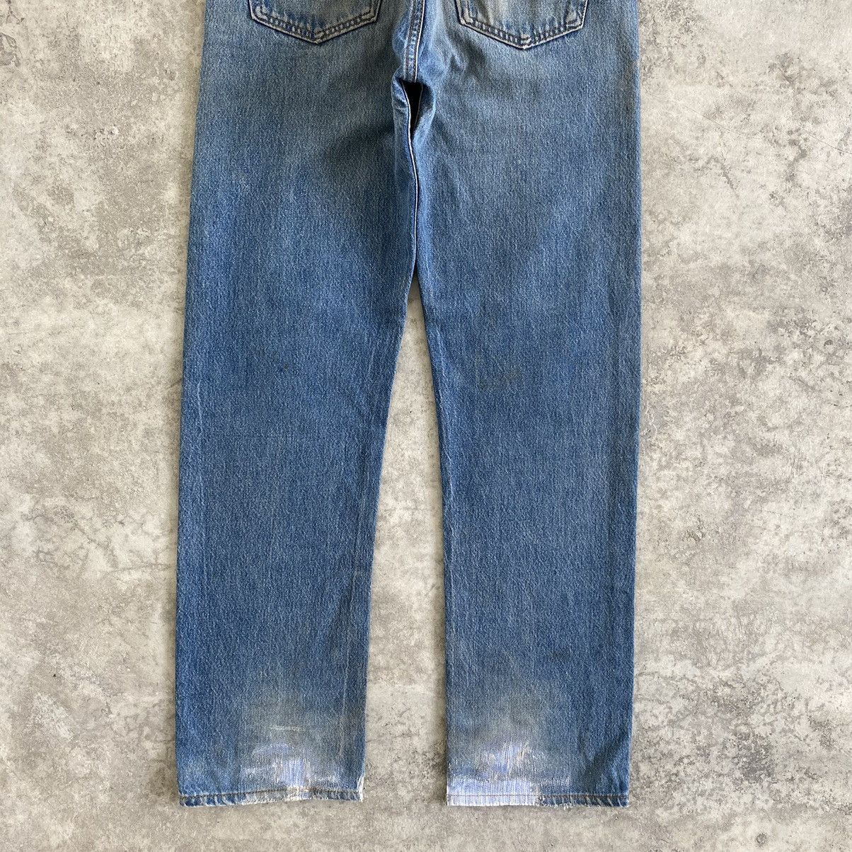 Levi's Vintage Late 80’s Levis 501 Faded Stonewashed Denim Jeans Size US 32 / EU 48 - 15 Thumbnail