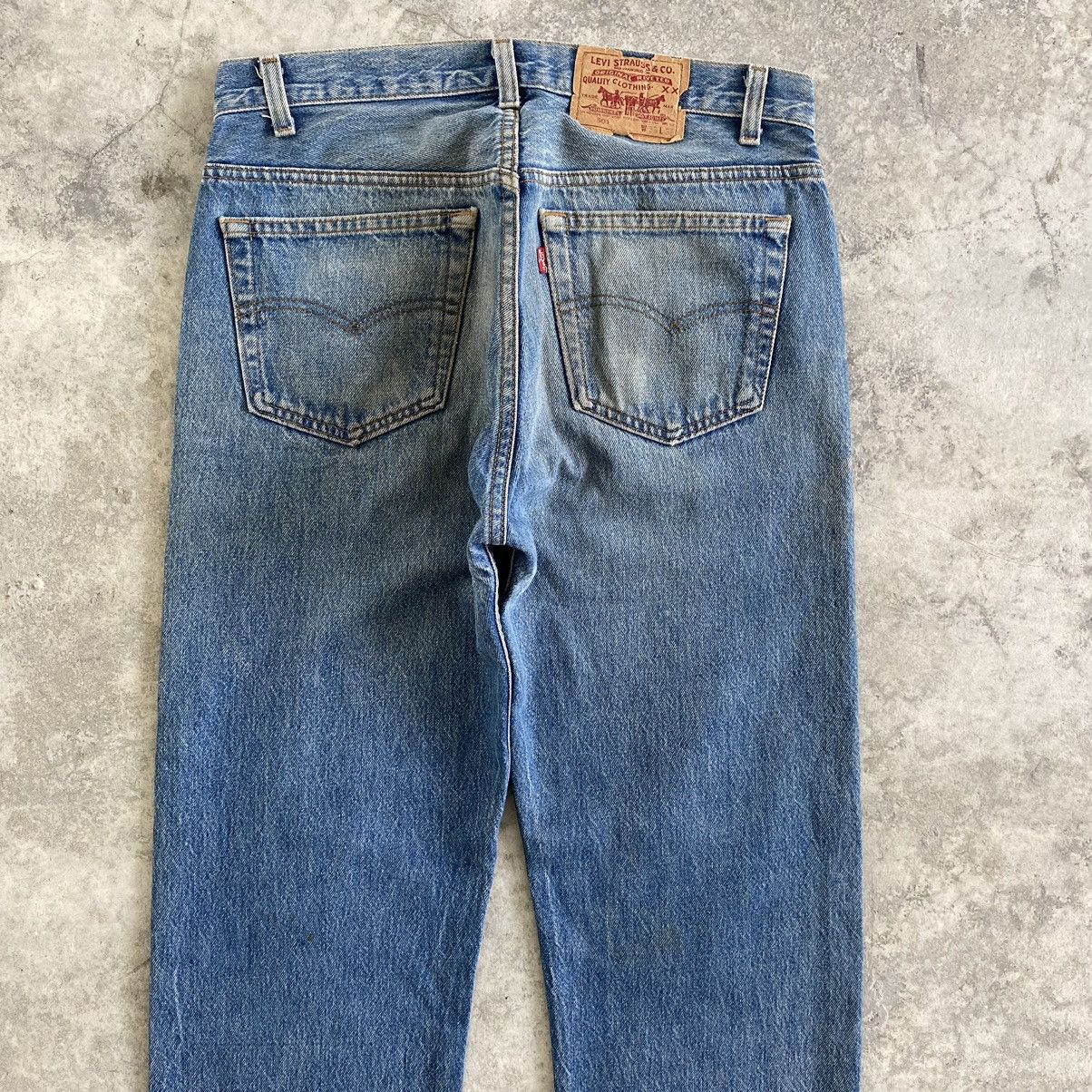 Levi's Vintage Late 80’s Levis 501 Faded Stonewashed Denim Jeans Size US 32 / EU 48 - 14 Thumbnail