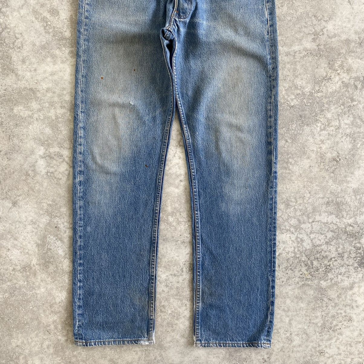 Levi's Vintage Late 80’s Levis 501 Faded Stonewashed Denim Jeans Size US 32 / EU 48 - 4 Thumbnail