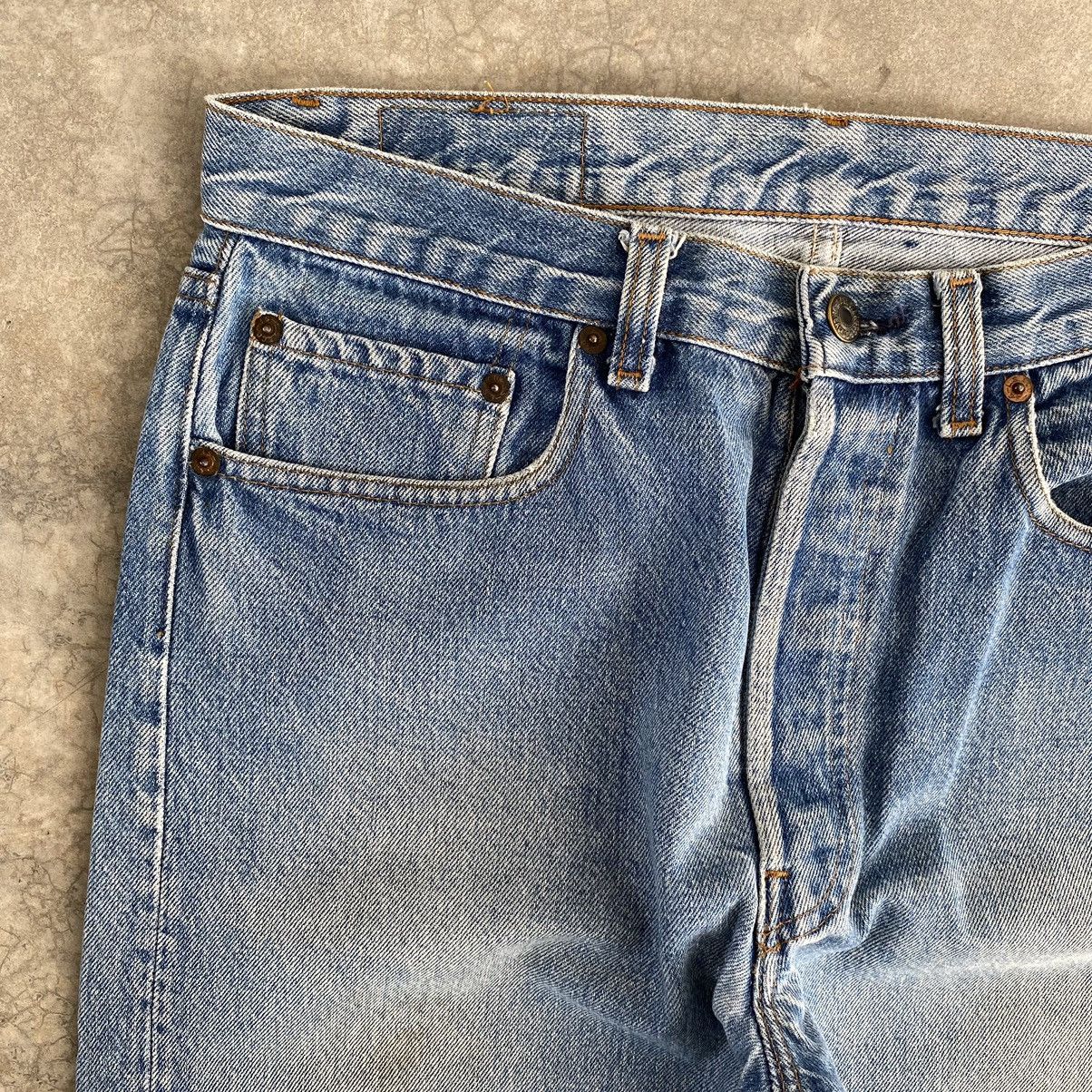 Size 32x29 Vintage 80’s Levis 501 Faded Stonewashed Denim