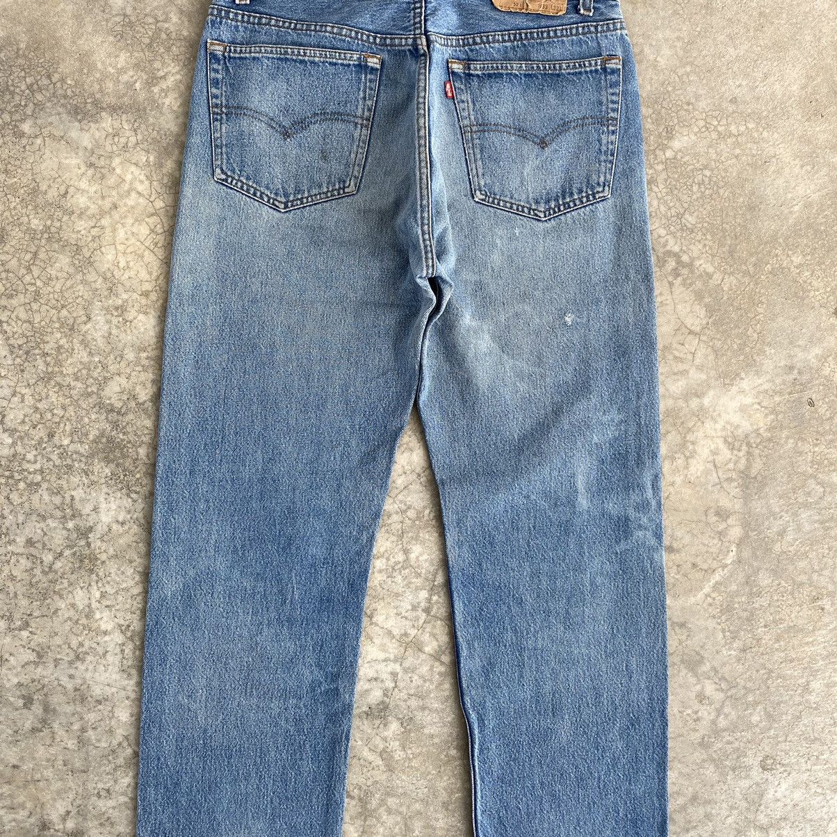 Size 32x29 Vintage 80’s Levis 501 Faded Stonewashed Denim