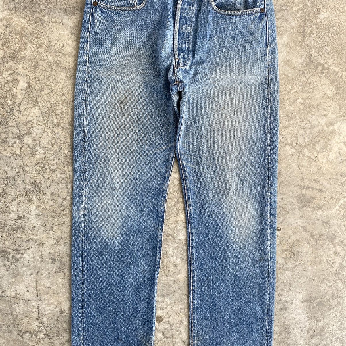 Size 32x29 Vintage 80’s Levis 501 Faded Stonewashed Denim