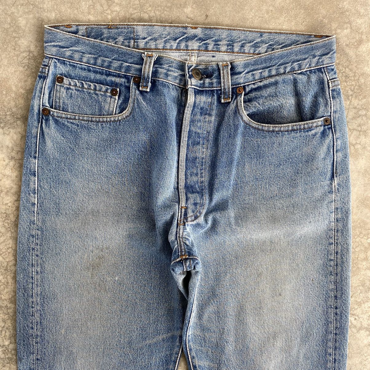 Size 32x29 Vintage 80’s Levis 501 Faded Stonewashed Denim