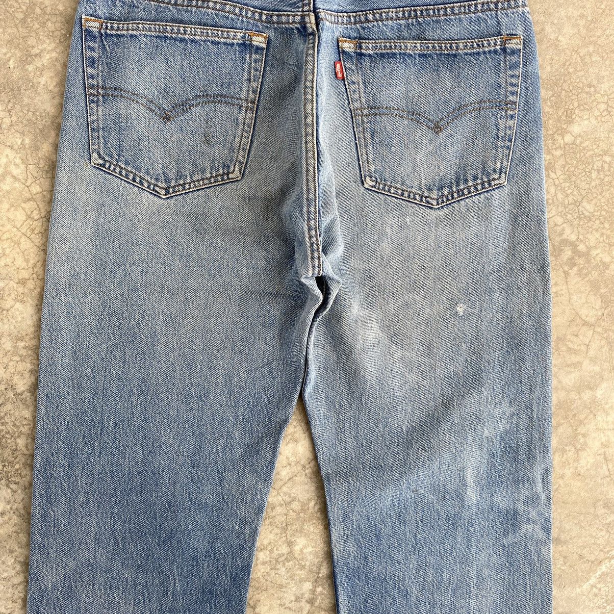 Size 32x29 Vintage 80’s Levis 501 Faded Stonewashed Denim