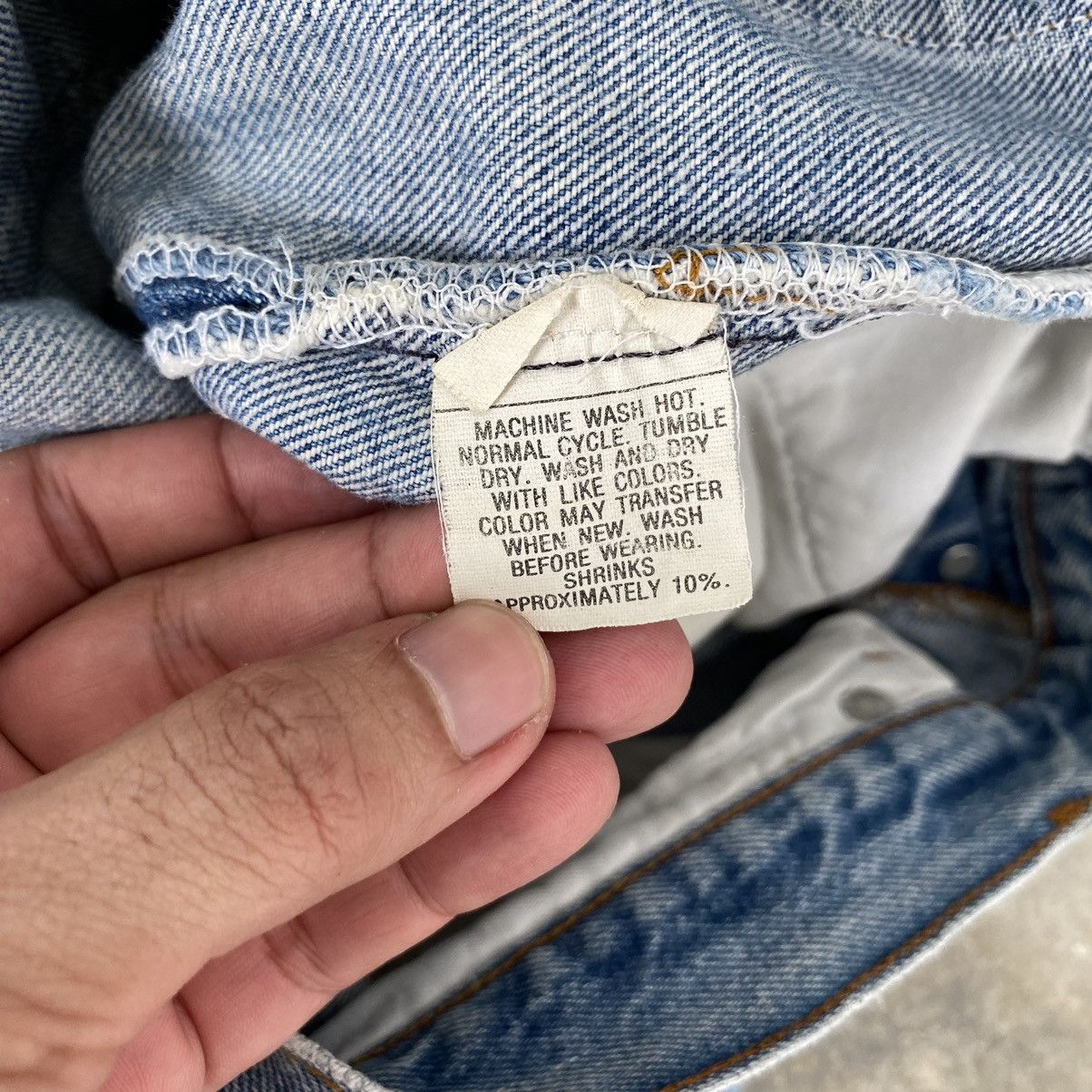 Size 32x29 Vintage 80’s Levis 501 Faded Stonewashed Denim