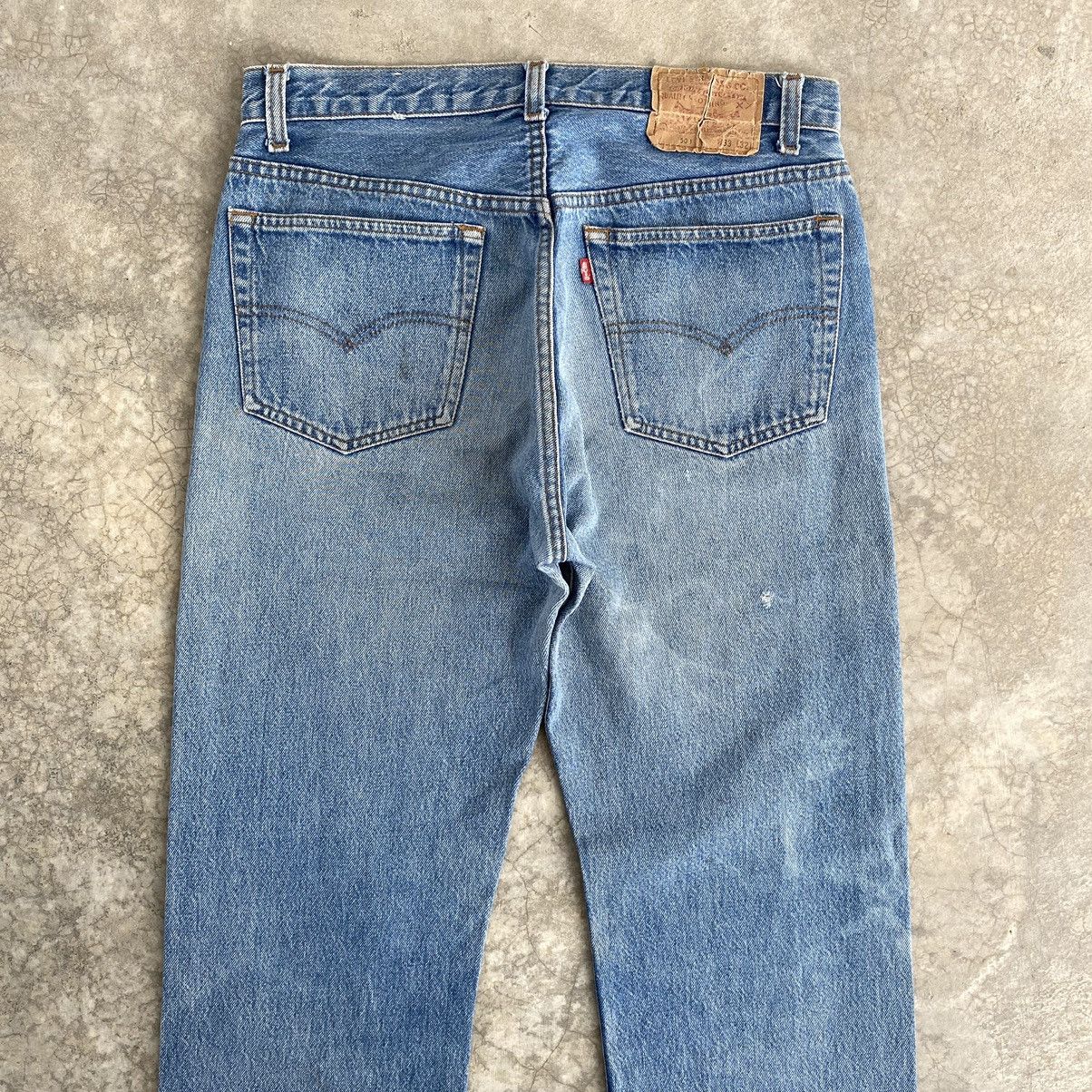 Size 32x29 Vintage 80’s Levis 501 Faded Stonewashed Denim