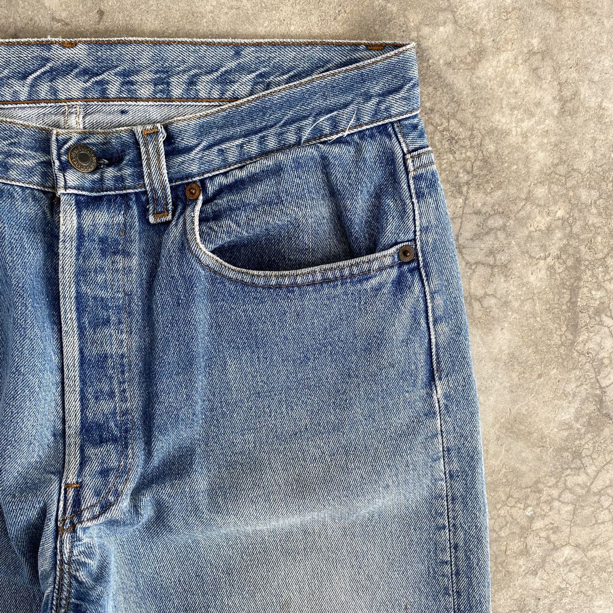 Size 32x29 Vintage 80’s Levis 501 Faded Stonewashed Denim