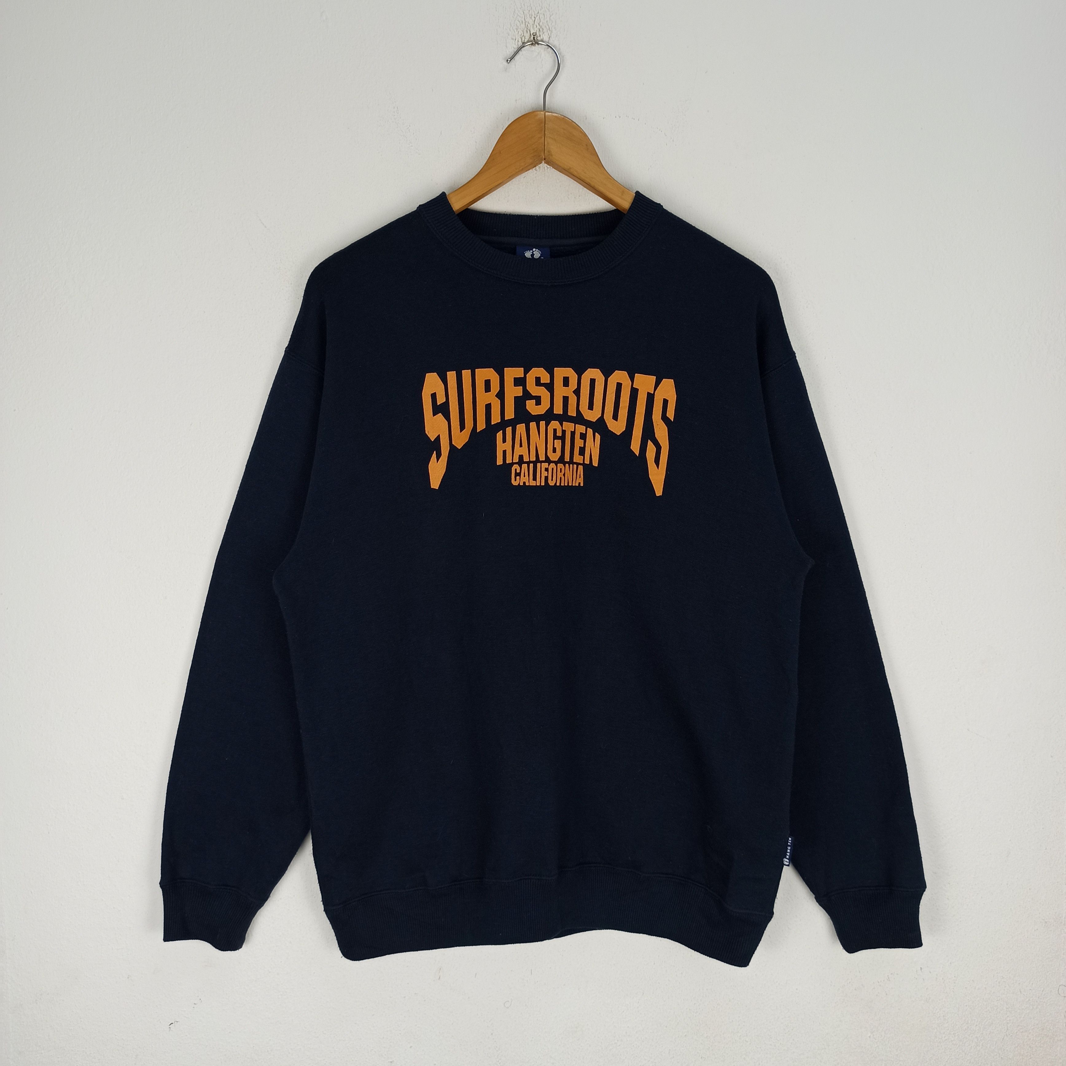 California Republic Vintage Surfsroots Hang Ten California Crewneck Size US L / EU 52-54 / 3 - 1 Thumbnail