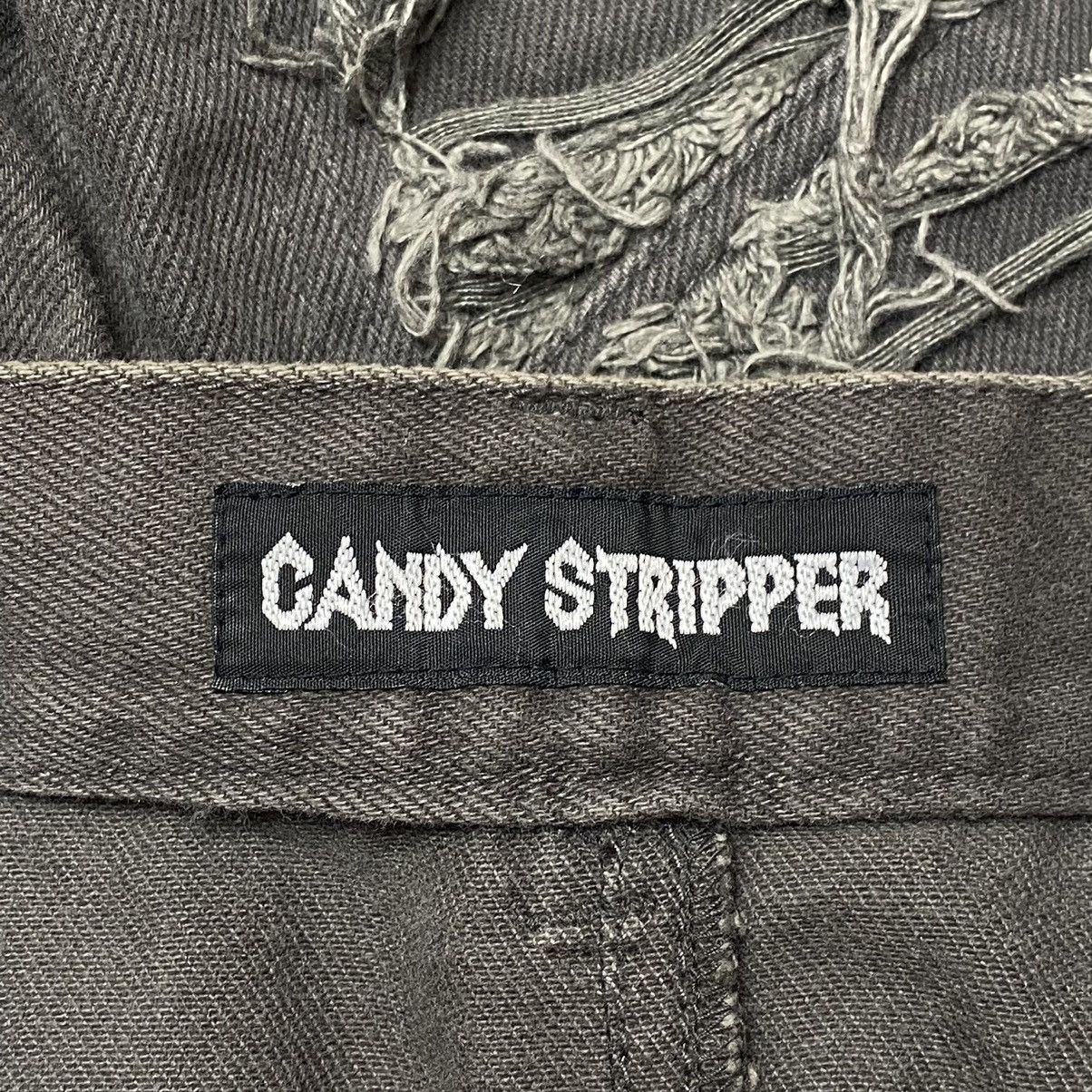 If Six Was Nine 1990s Candy Stripper - Crust Punk Mummy Denim Pants Size US 29 - 10 Thumbnail