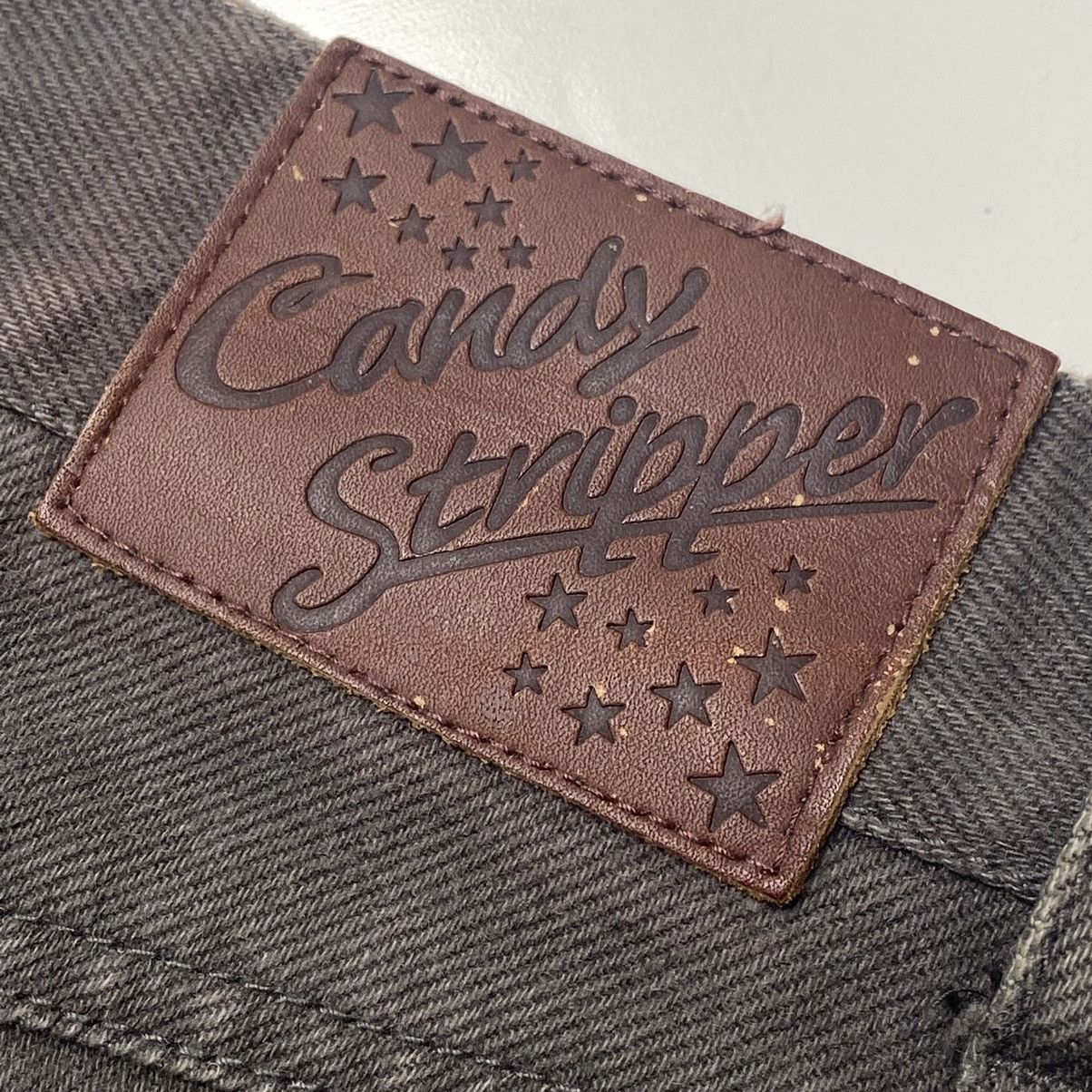 If Six Was Nine 1990s Candy Stripper - Crust Punk Mummy Denim Pants Size US 29 - 8 Thumbnail