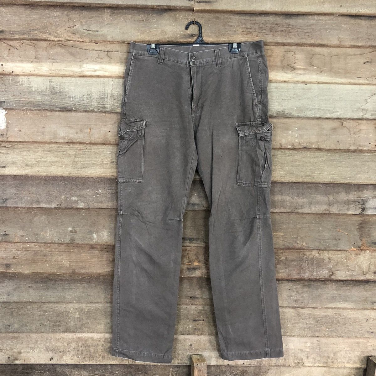 DL Uniqlo Grey Multipocket utility Cargo Pants #c1017
