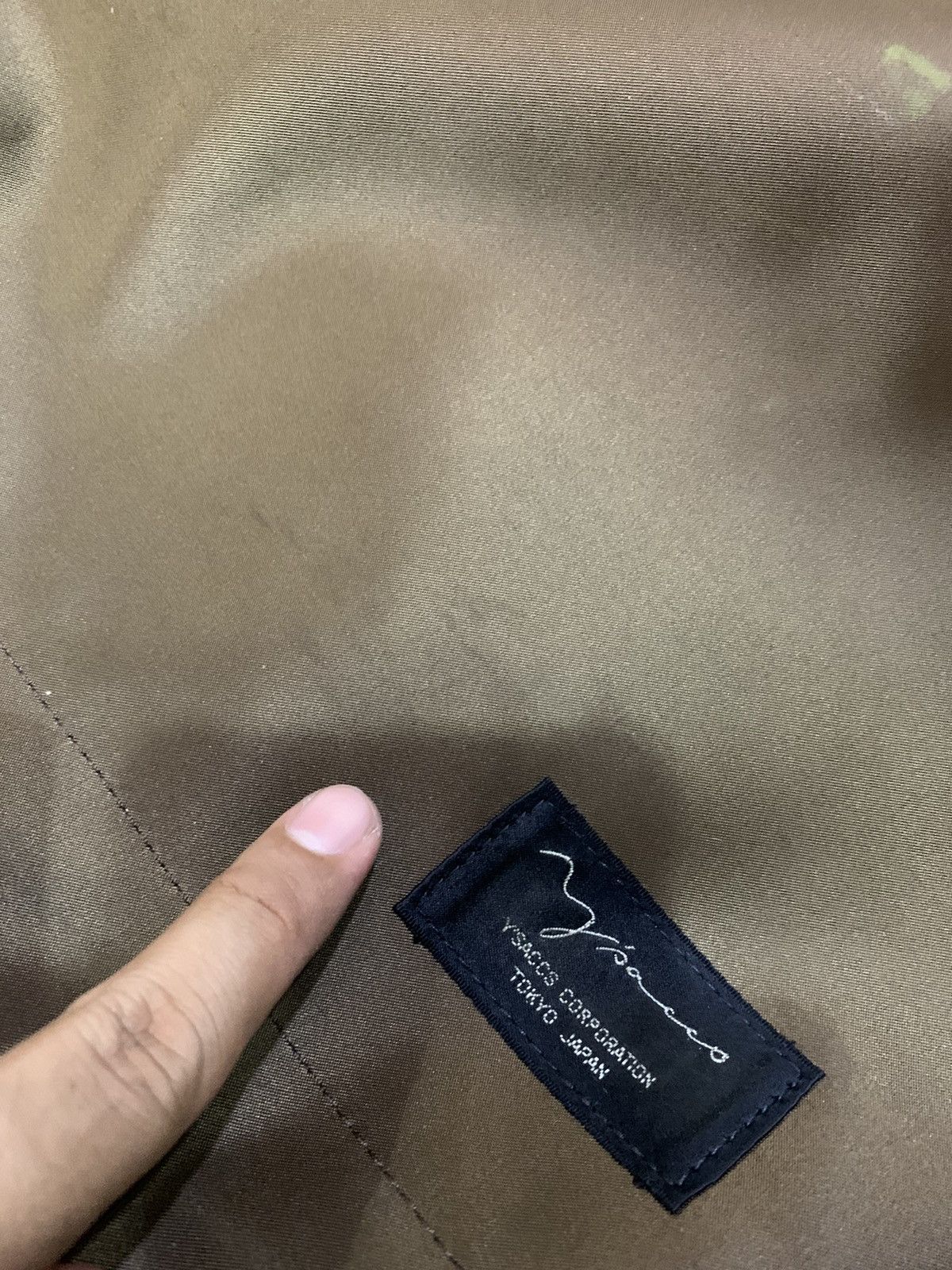 Yohji Yamamoto Y'SACCS METALLIC BROWN TRAVEL BAG Size ONE SIZE - 11 Thumbnail