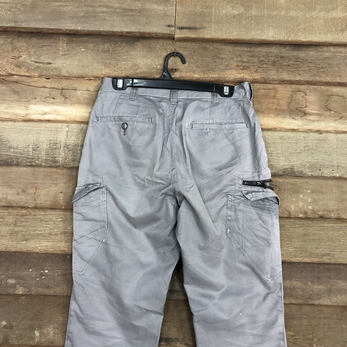 Japanese Brand Japan Grey Multipocket Cargo Pants #c1024 Size US 28 / EU 44 - 9 Thumbnail