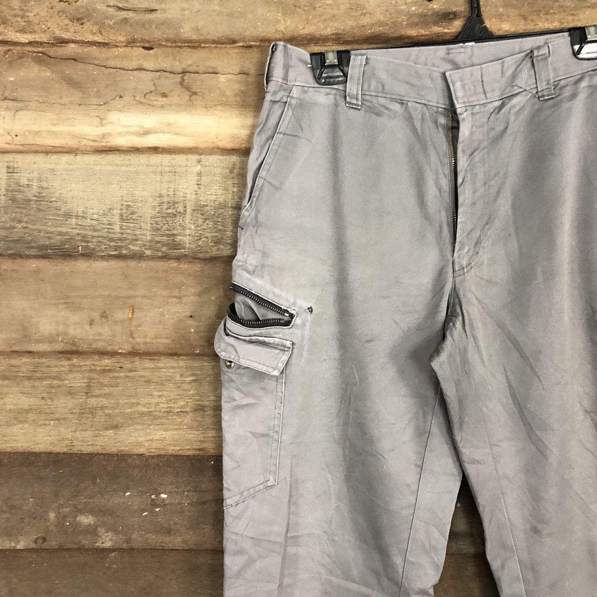 Japanese Brand Japan Grey Multipocket Cargo Pants #c1024 Size US 28 / EU 44 - 6 Thumbnail