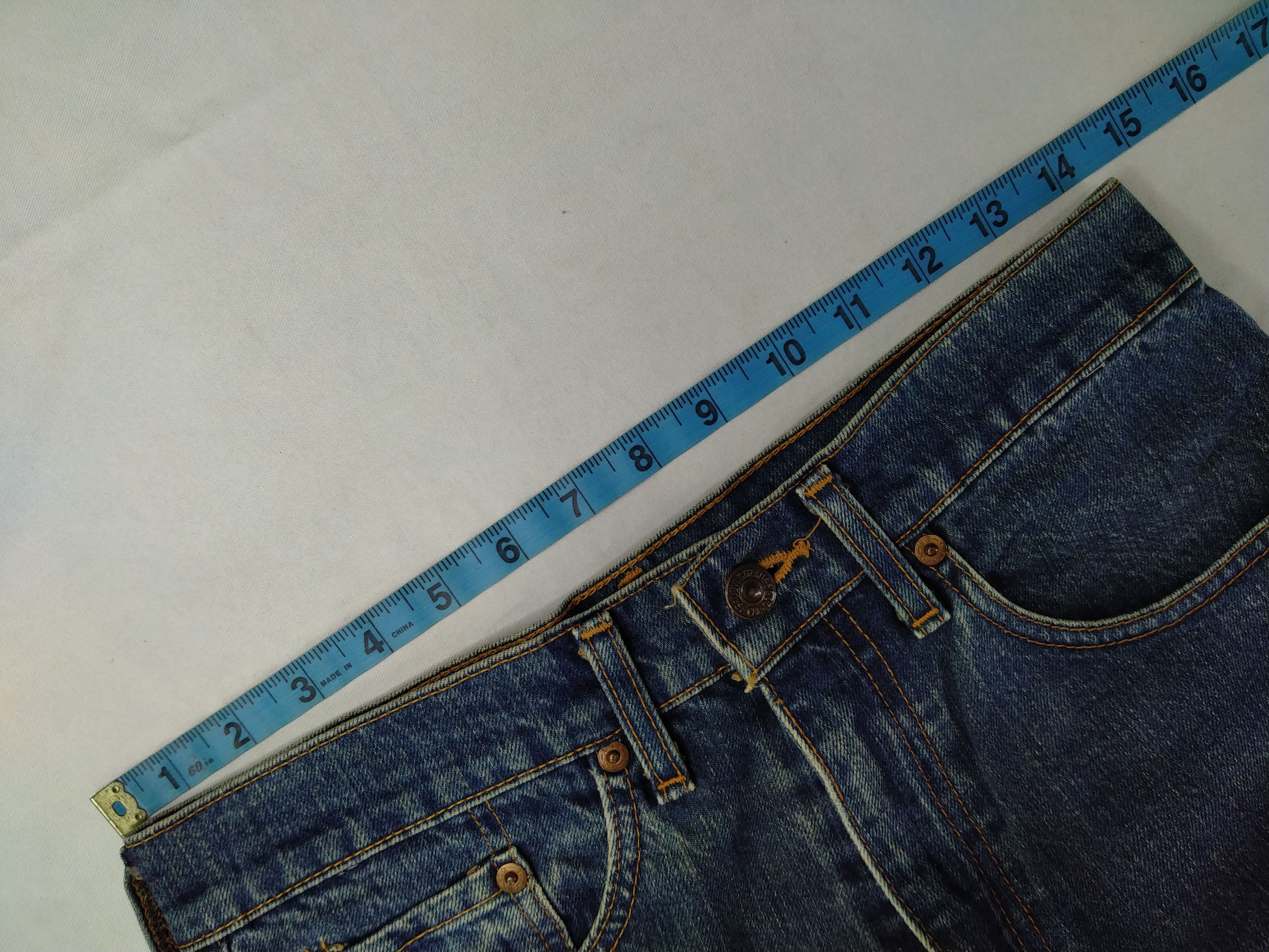 Levi's Faded Blue Vintage Levi's 512 Jeans 29x30.5 Denim -JN923 Size US 29 - 5 Thumbnail