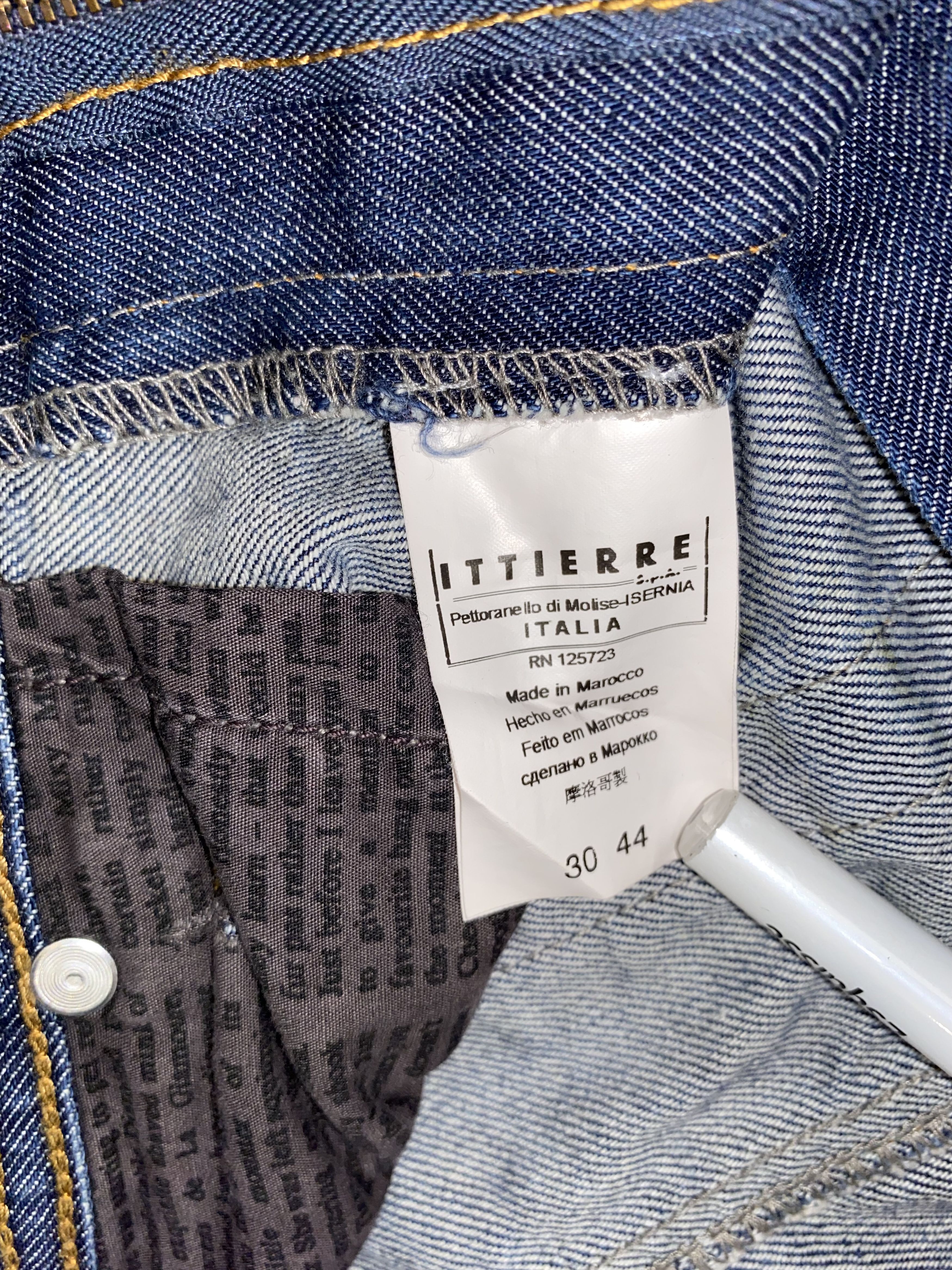 John Galliano Galliano Distressed Zipped Denim Biker Pants Size US 30 / EU 46 - 14 Thumbnail