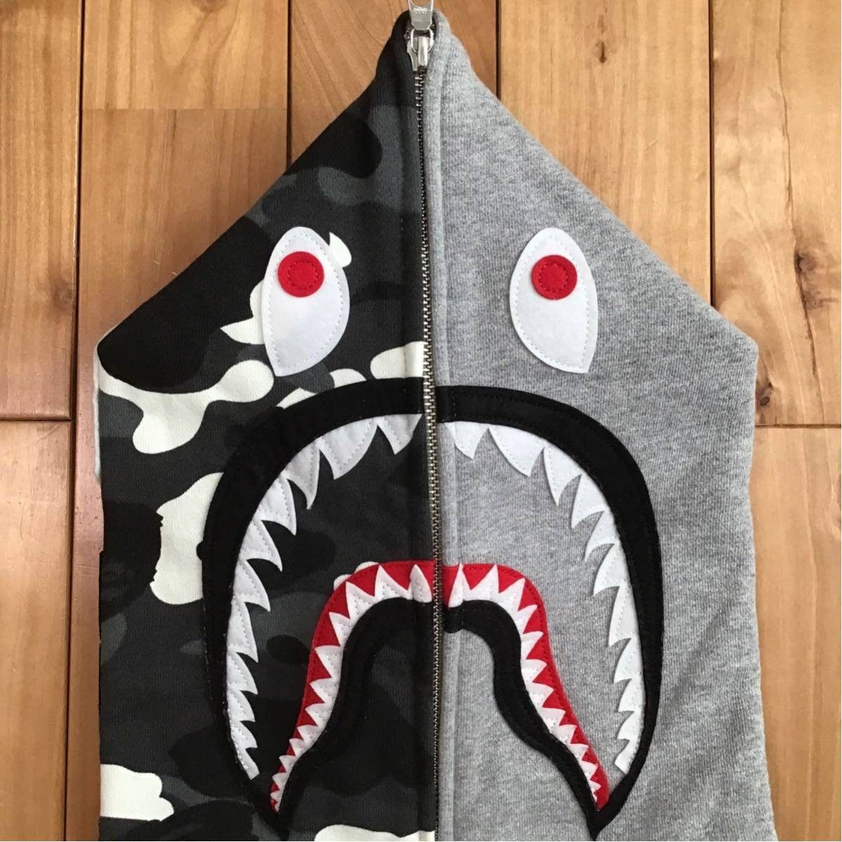 Bape 💫Glow in the Dark city camo Shark full zip hoodie BAPE ape Size US L / EU 52-54 / 3 - 4 Thumbnail