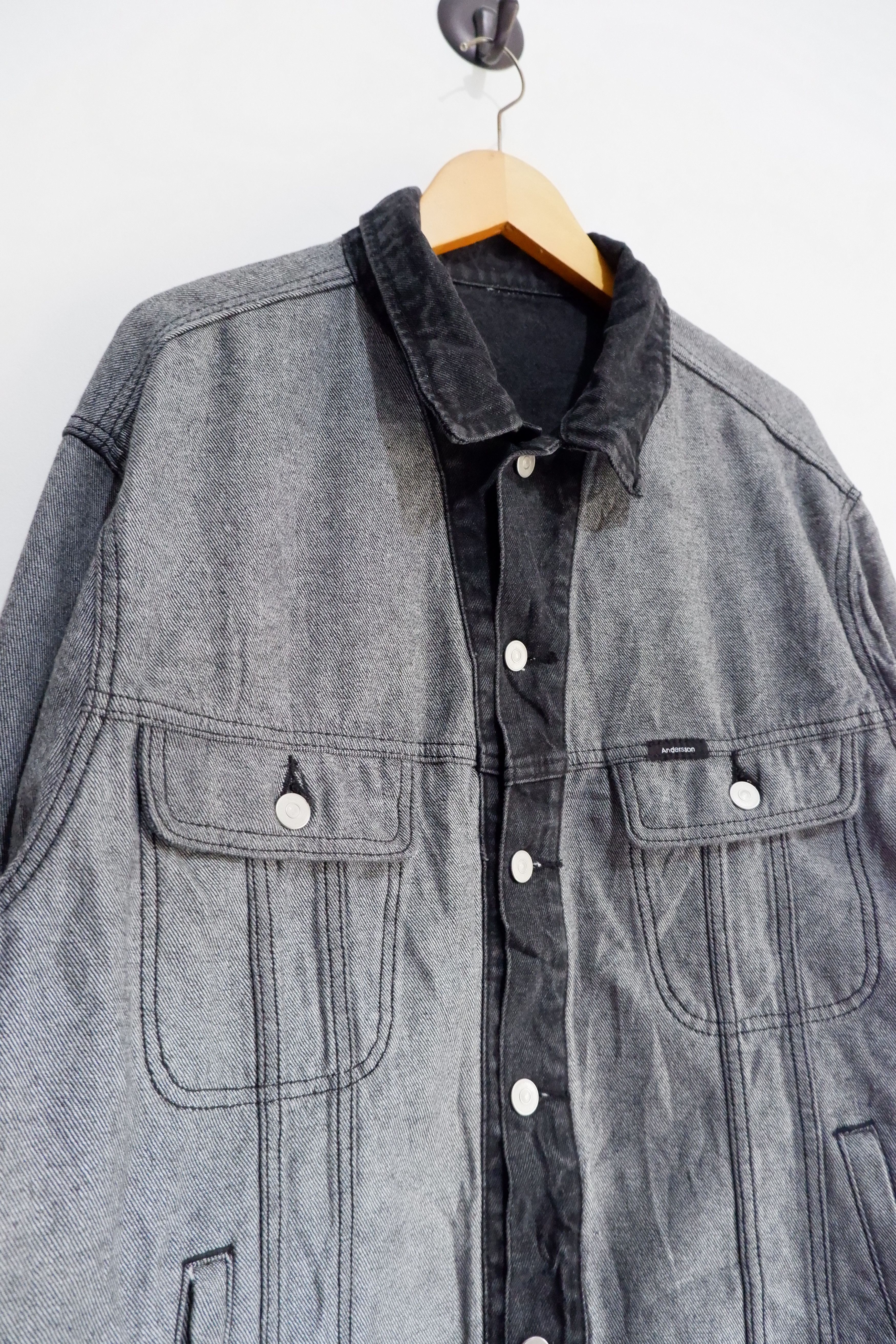 Andersson Bell Andersson Bell Inside Out Denim Jacket Size US L / EU 52-54 / 3 - 3 Thumbnail