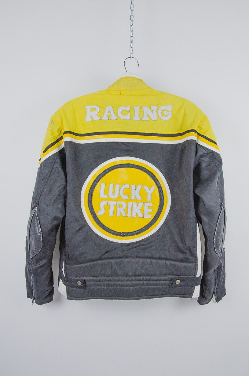 Vintage LUCKY STRIKE 90s Vintage Racing Jacket Size US XL / EU 56 / 4 - 2 Thumbnail
