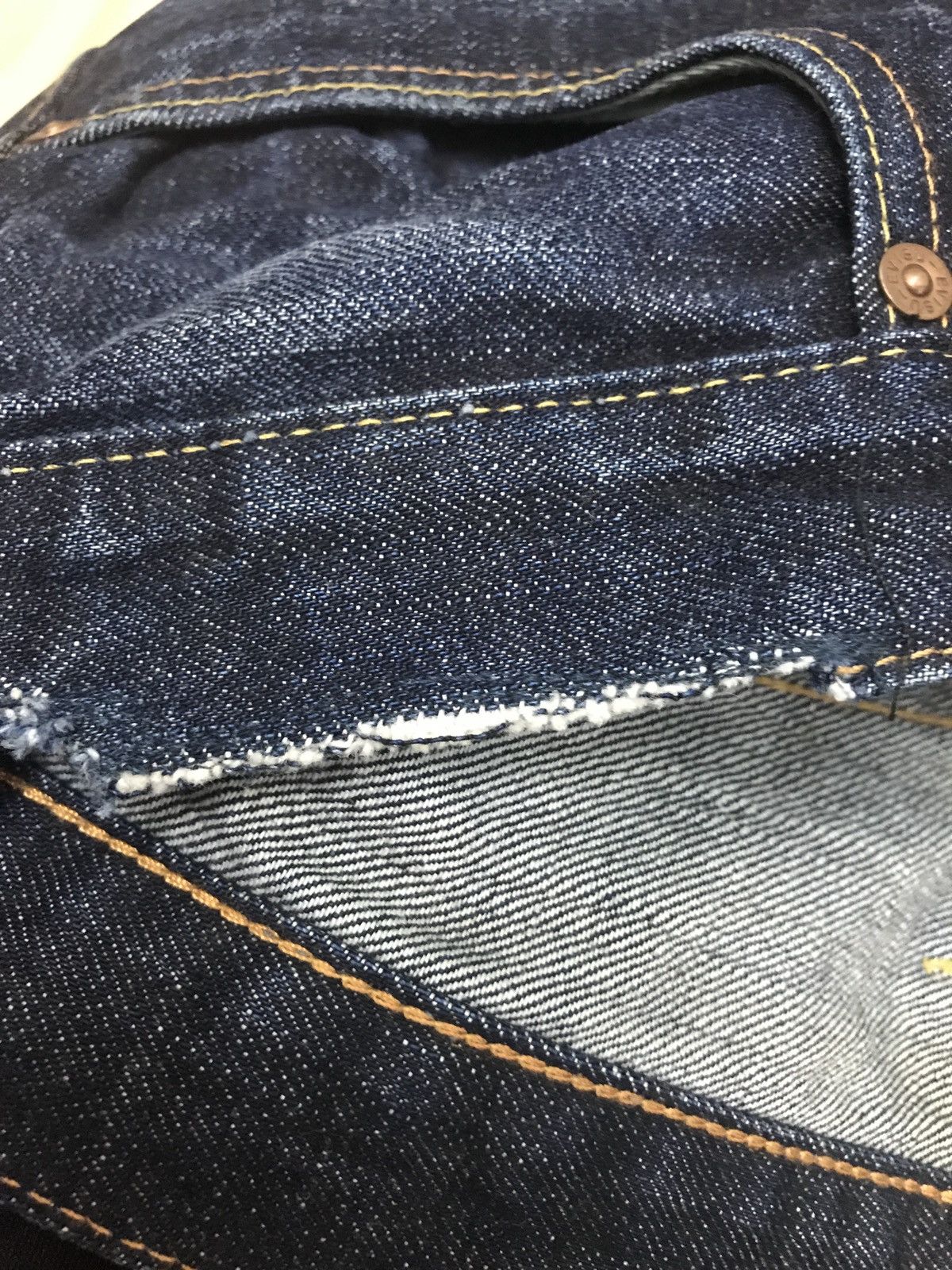 Evisu × Vintage Vintage Evisu big Daicock jeans Size US 32 / EU 48 - 14 Thumbnail