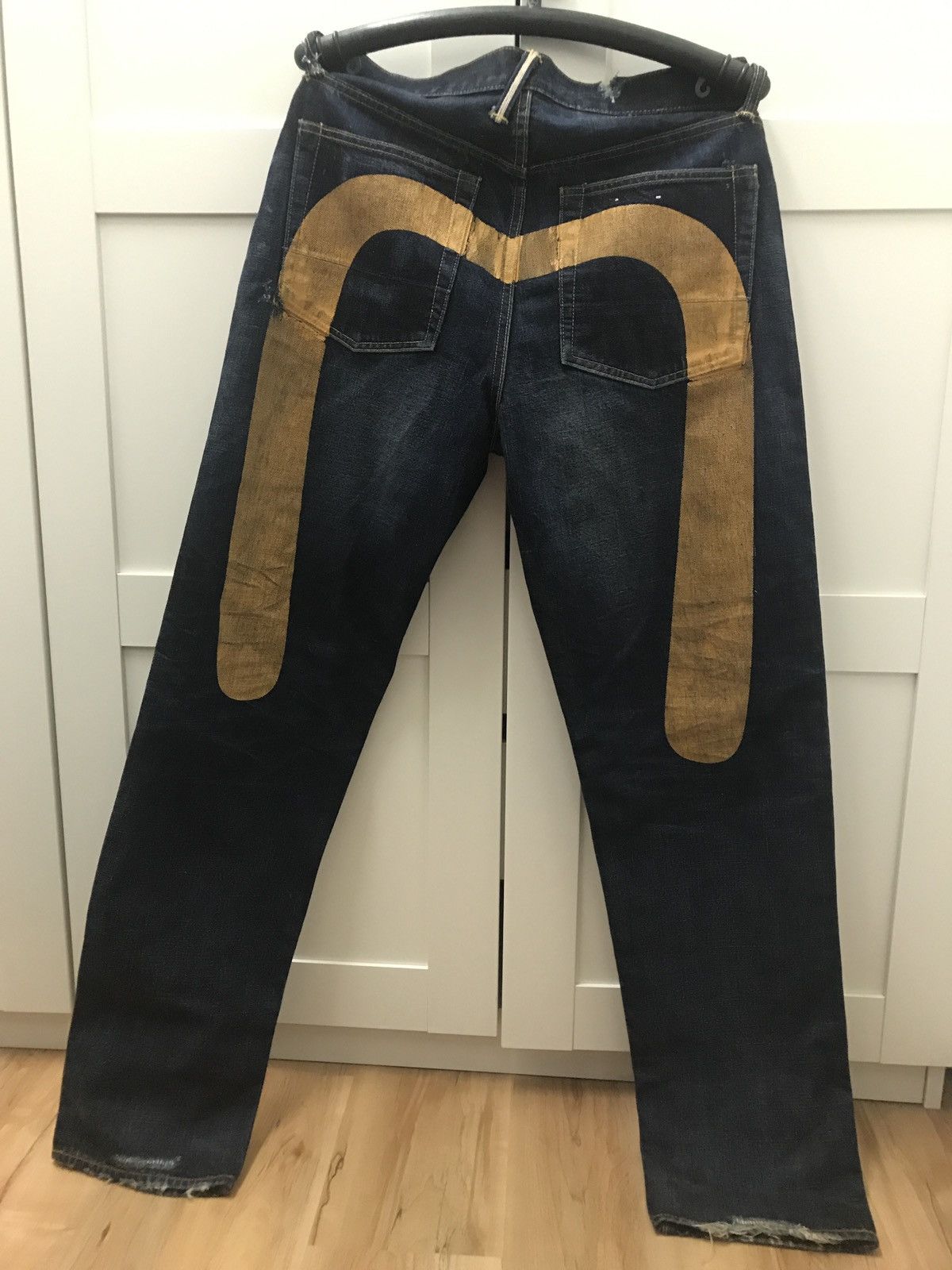 Evisu × Vintage Vintage Evisu big Daicock jeans Size US 32 / EU 48 - 1 Thumbnail