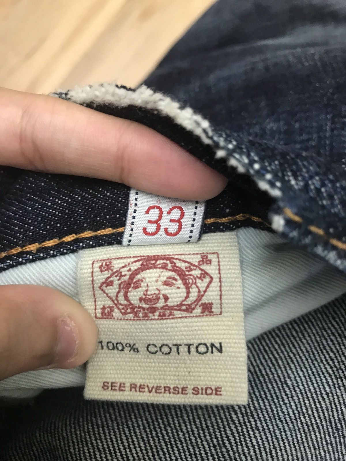 Evisu × Vintage Vintage Evisu big Daicock jeans Size US 32 / EU 48 - 11 Thumbnail
