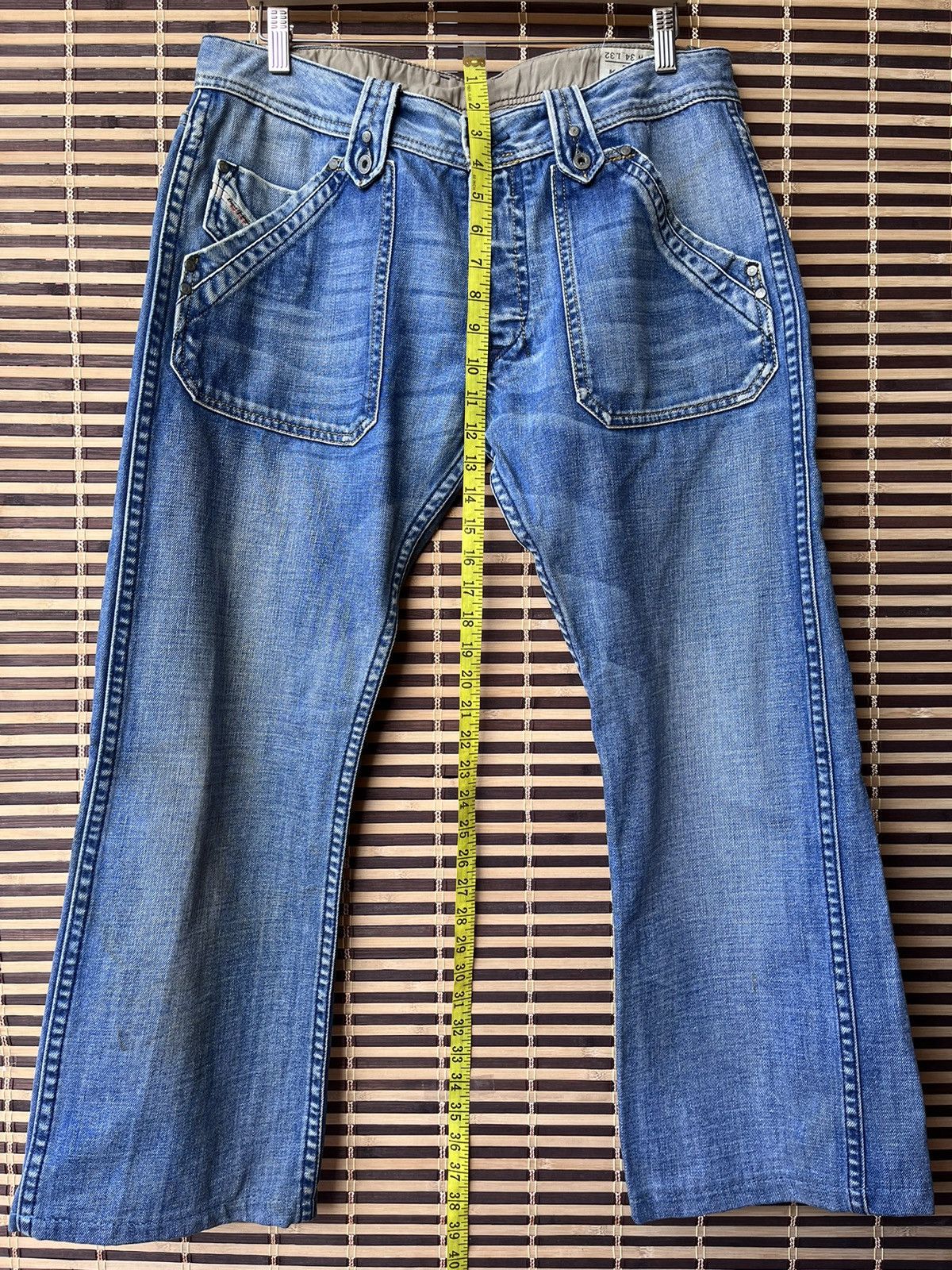 Diesel × Vintage Steals Diesel Kardeef Denim Big Pocket Front Loose Style Size US 34 / EU 50 - 3 Thumbnail