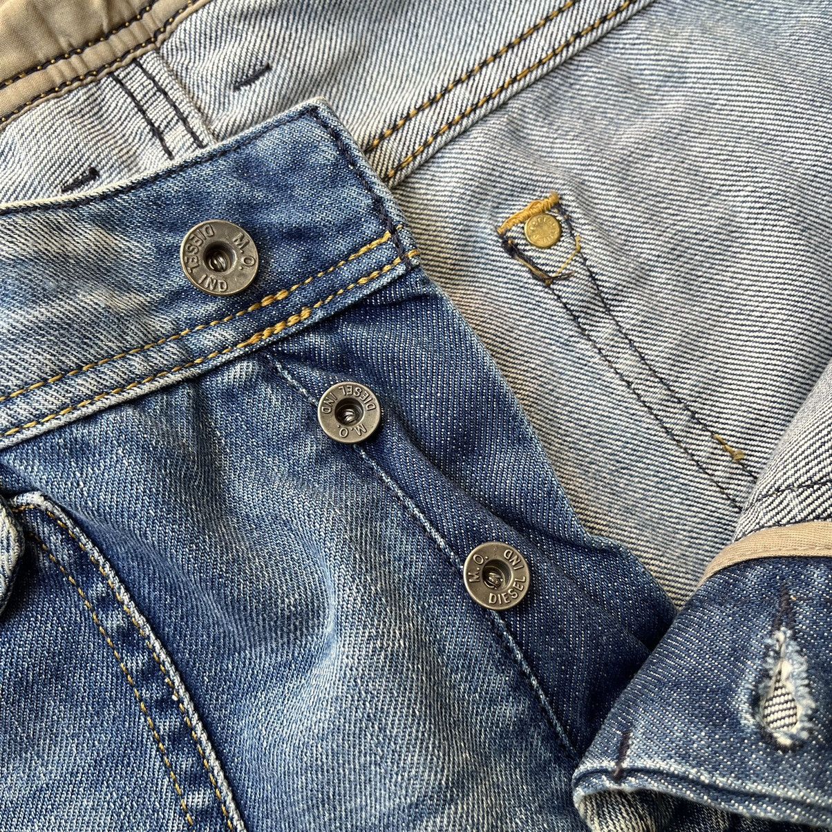 Diesel × Vintage Steals Diesel Kardeef Denim Big Pocket Front Loose Style Size US 34 / EU 50 - 16 Thumbnail