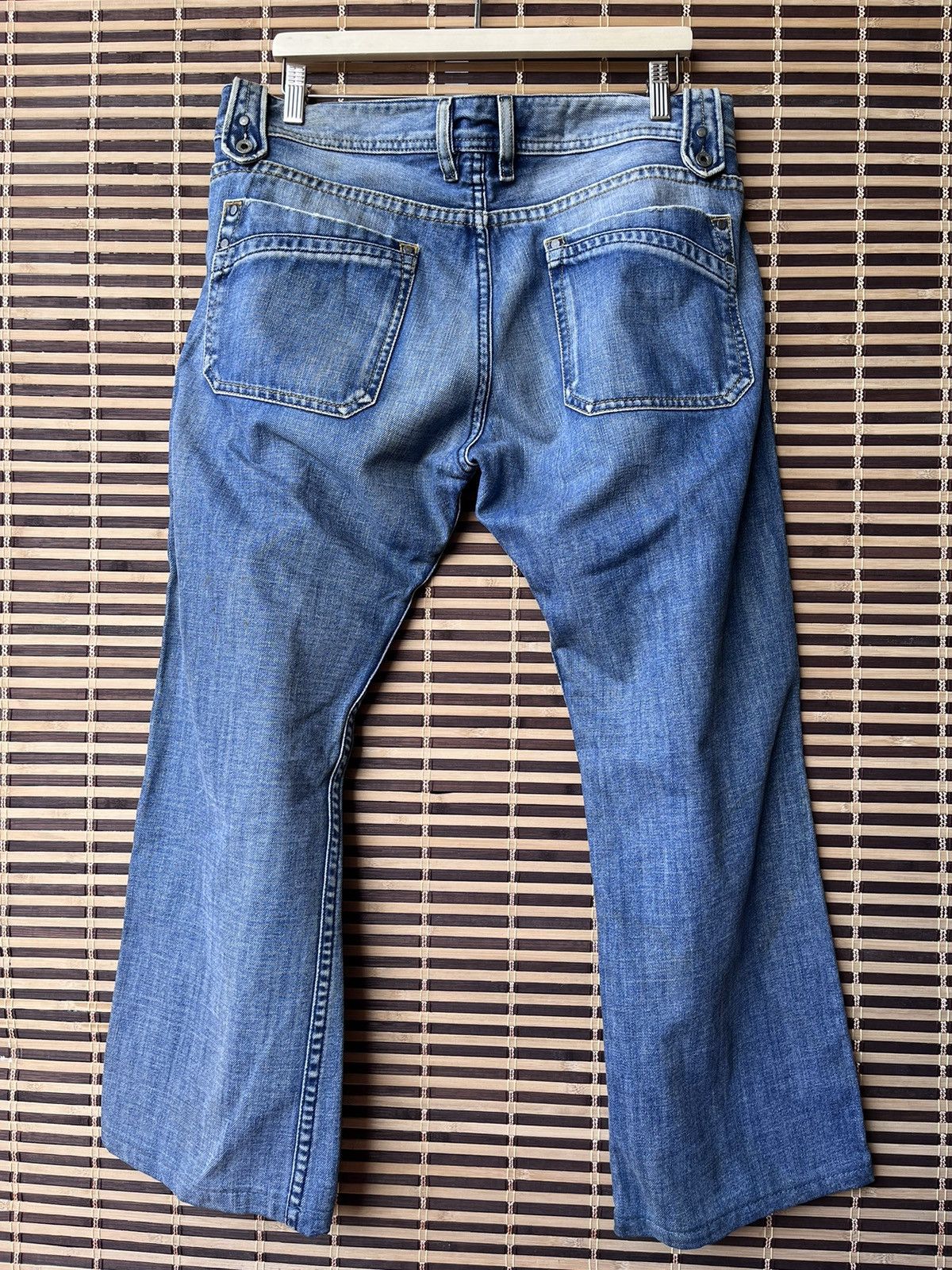 Diesel × Vintage Steals Diesel Kardeef Denim Big Pocket Front Loose Style Size US 34 / EU 50 - 2 Thumbnail