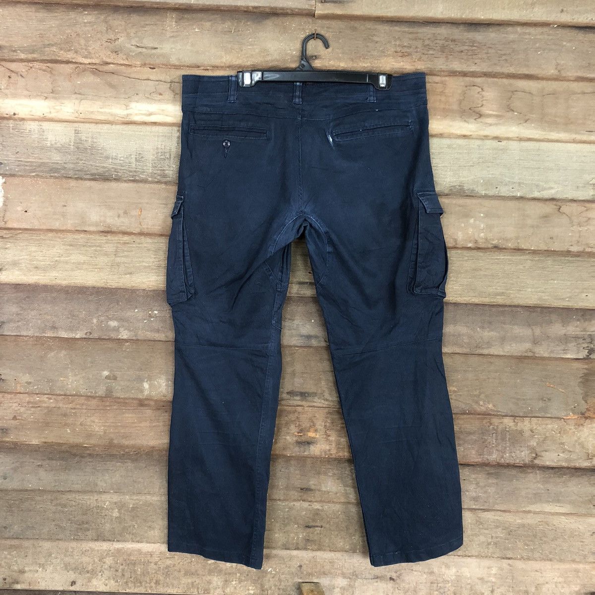 Japanese Brand Geride Dark Blue Multipocket utility Cargo Pants#c1015 Size US 33 - 8 Thumbnail