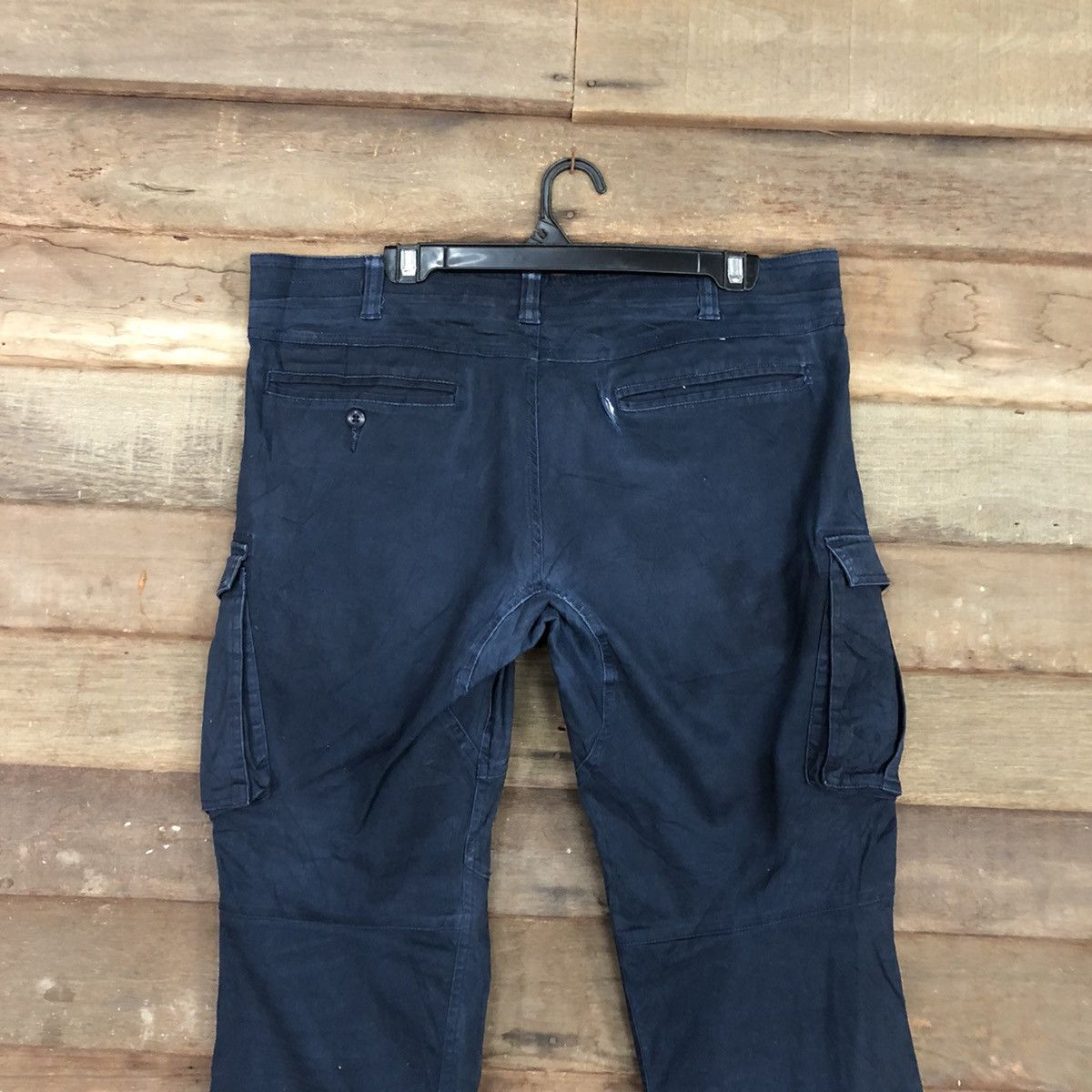 Japanese Brand Geride Dark Blue Multipocket utility Cargo Pants#c1015 Size US 33 - 9 Thumbnail