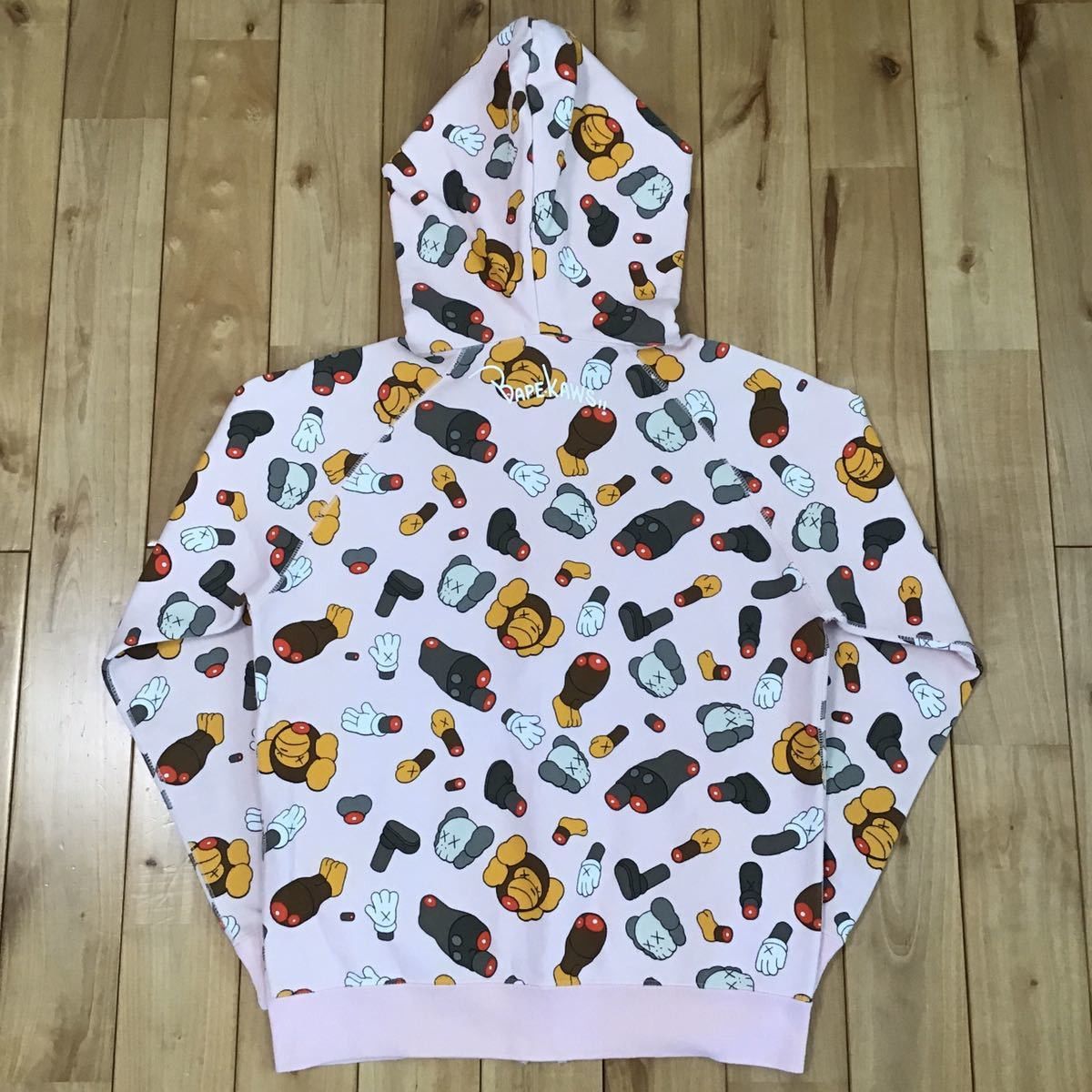 Bape × Kaws BAPE × kaws milo companion full zip hoodie pink Size S / US 4 / IT 40 - 3 Thumbnail