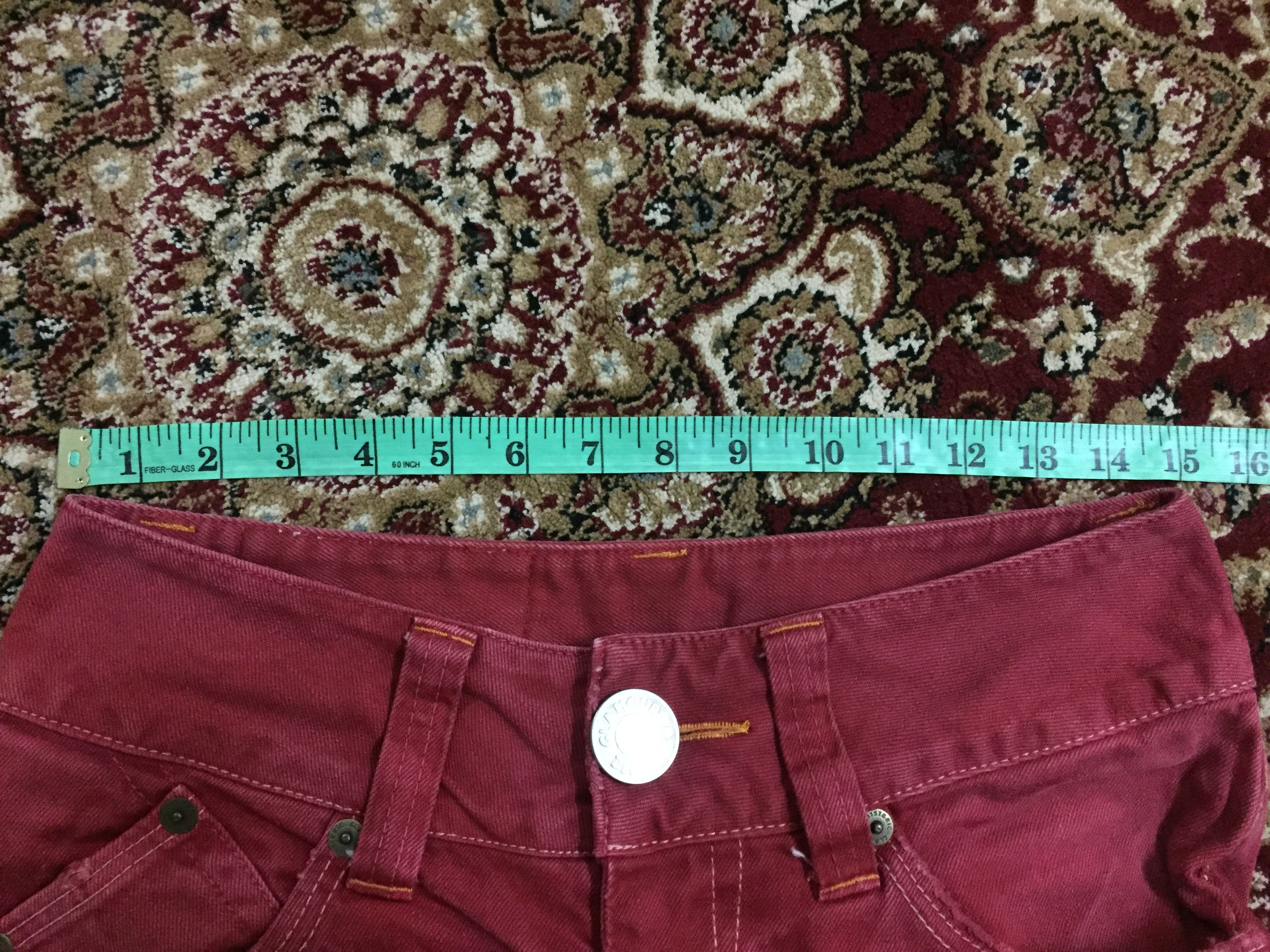 Hysteric Glamour HYSTERIC GLAMOUR Red distressed Denim Size 30" / US 8 / IT 44 - 11 Thumbnail