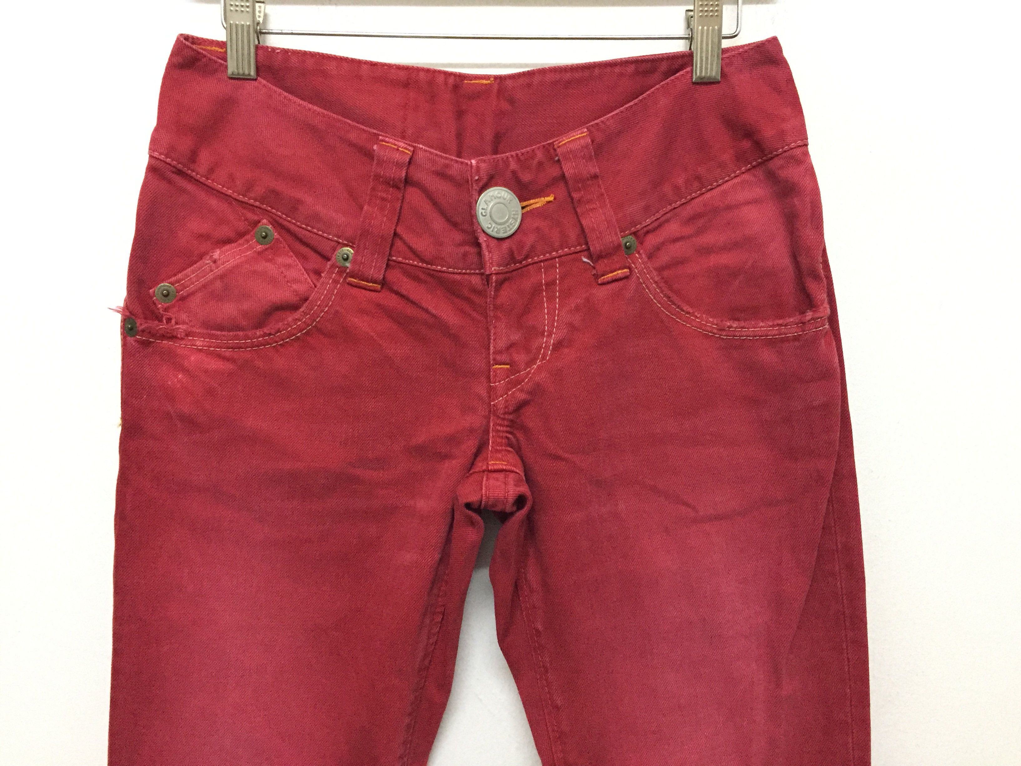 Hysteric Glamour HYSTERIC GLAMOUR Red distressed Denim Size 30" / US 8 / IT 44 - 7 Thumbnail