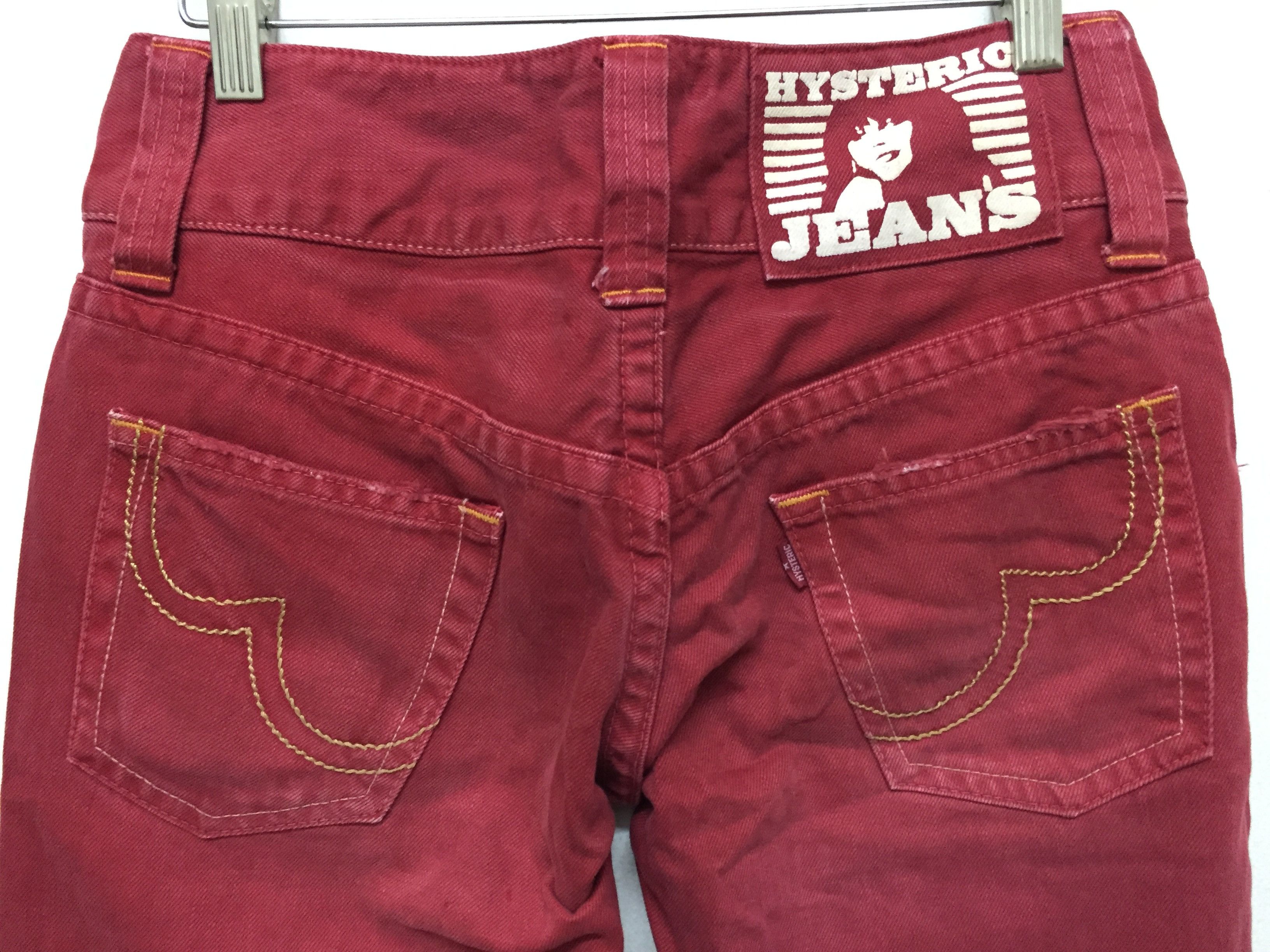 Hysteric Glamour HYSTERIC GLAMOUR Red distressed Denim Size 30" / US 8 / IT 44 - 3 Thumbnail