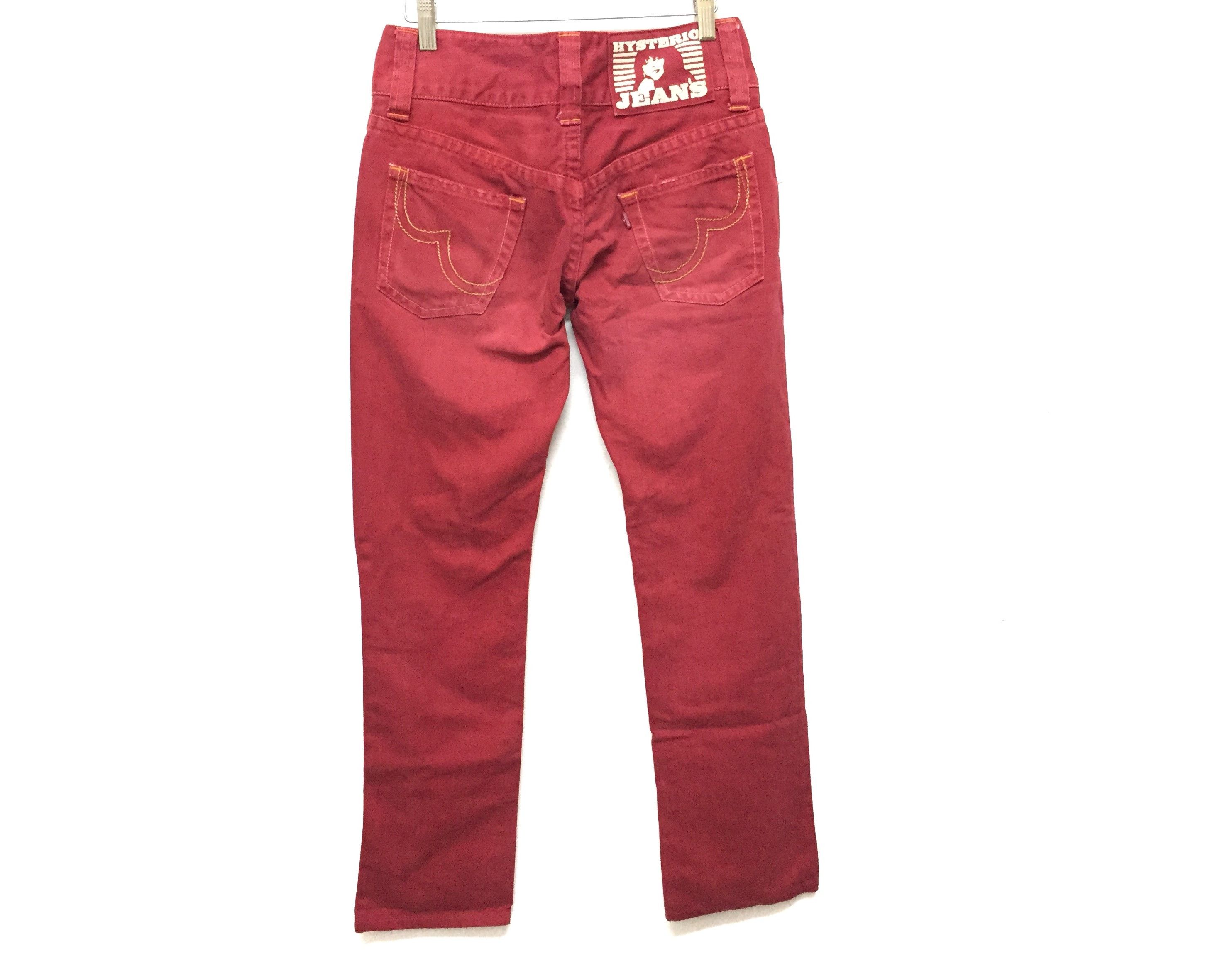 Hysteric Glamour HYSTERIC GLAMOUR Red distressed Denim Size 30" / US 8 / IT 44 - 2 Thumbnail